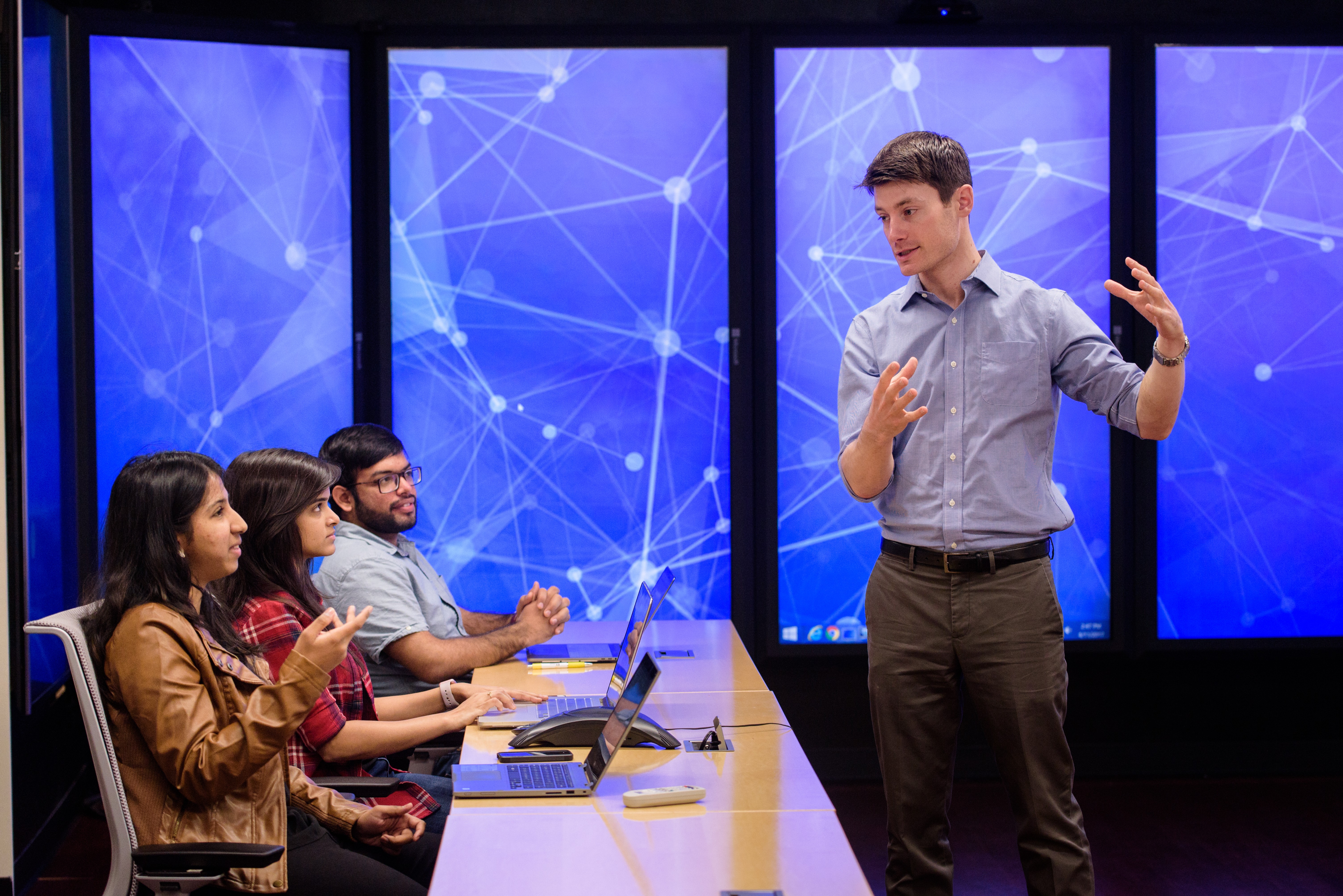 Stevens professor in CCSE Immersion Lab