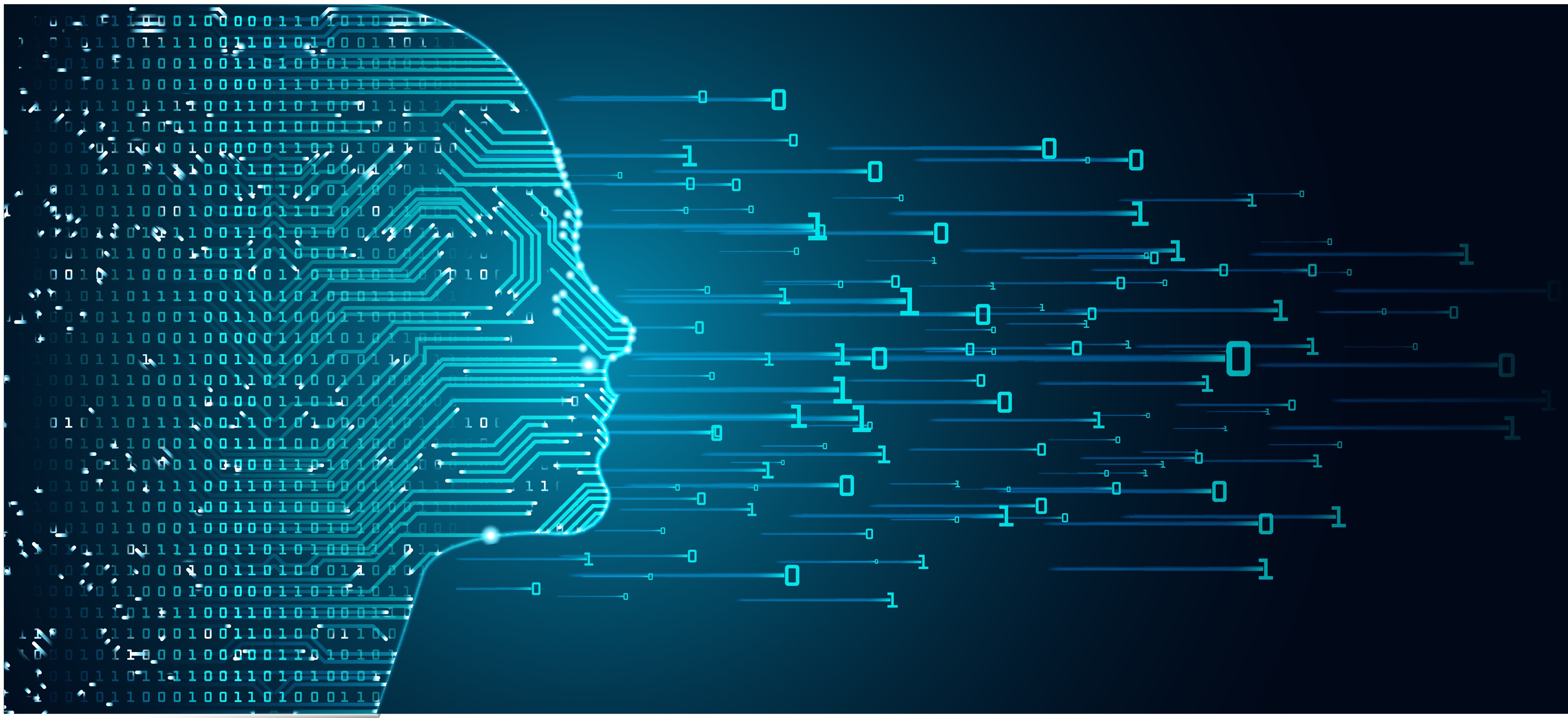 abstract depiction of machine learning