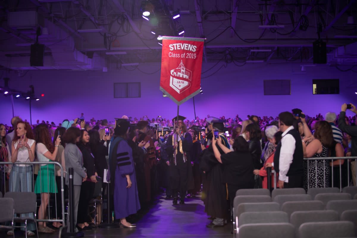 Stevens' undergraduate Class of 2019 Academic Procession 