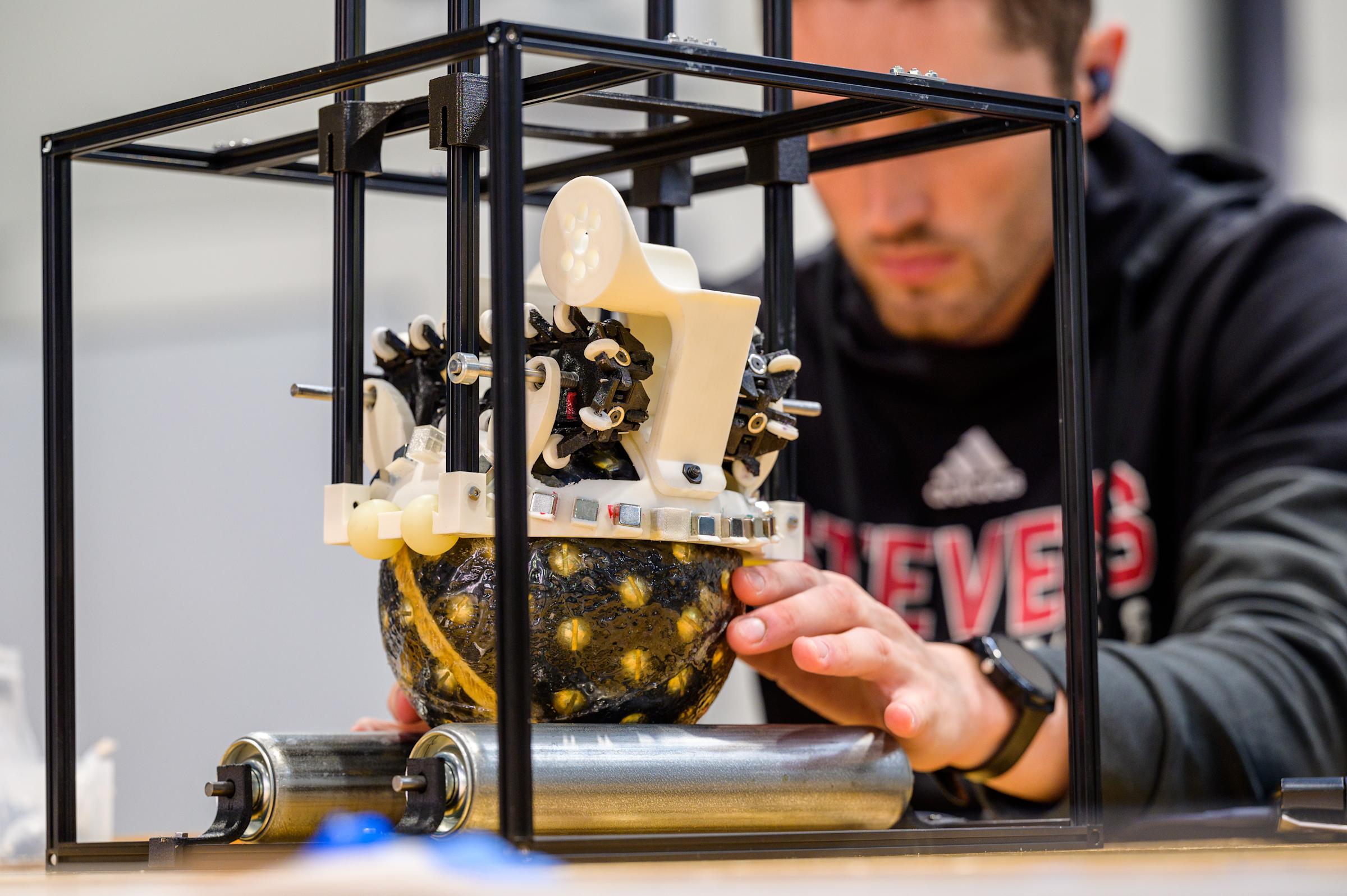 A photo of a student engineering project