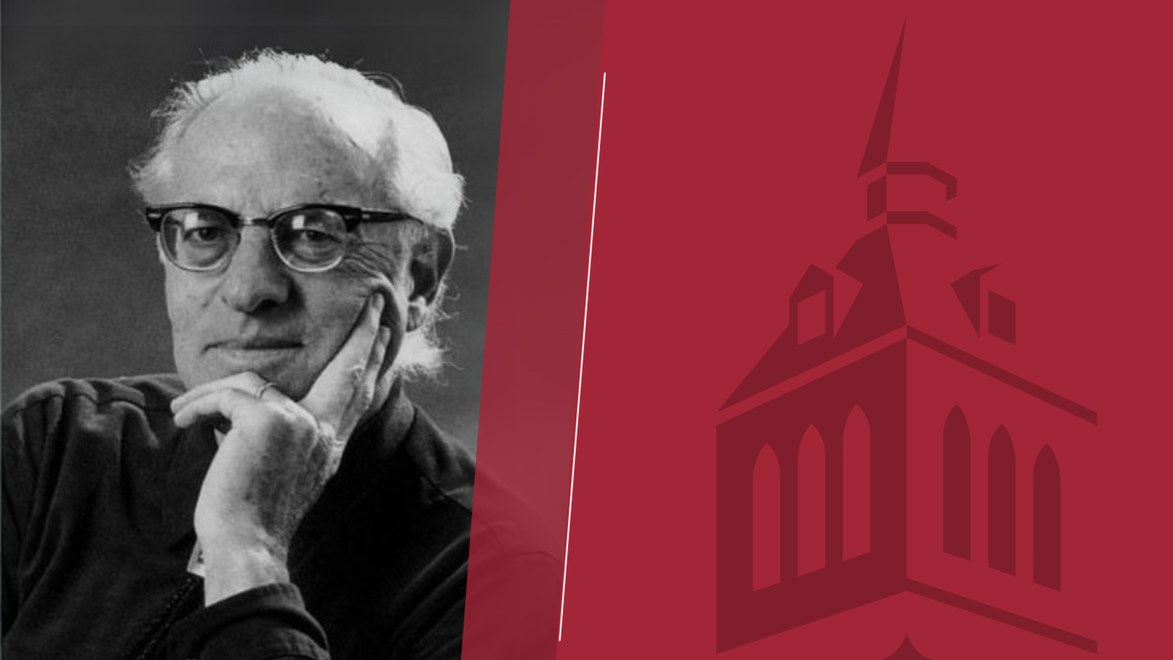 A black-and-white portrait of Frederick Reines.