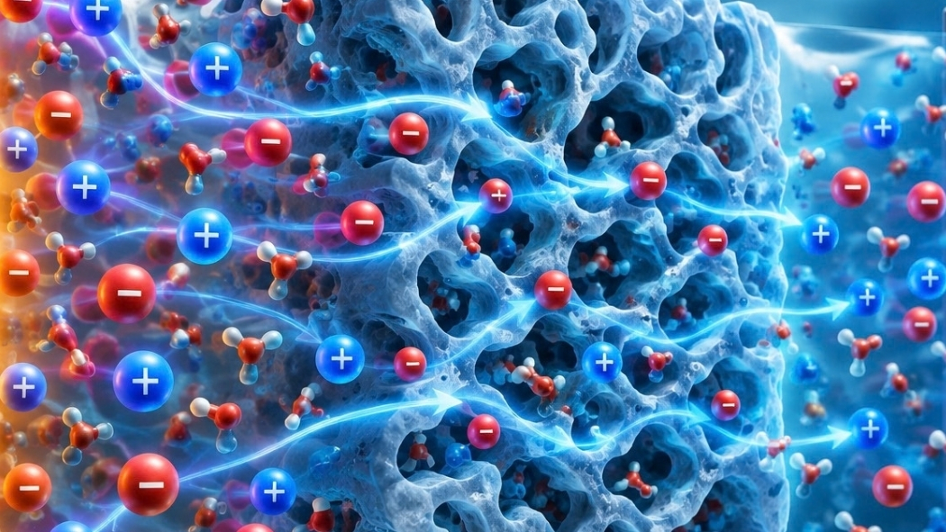 Ionic Transport Concept Image.