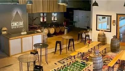 Interior of Conclave Brewing