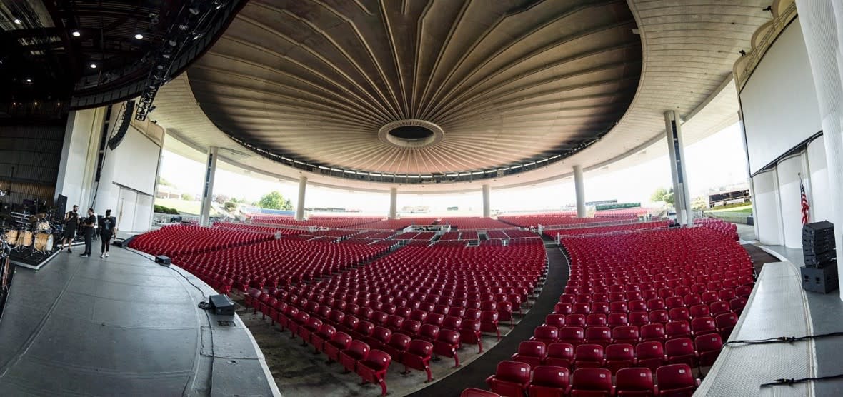 theater seats as seen from the stage