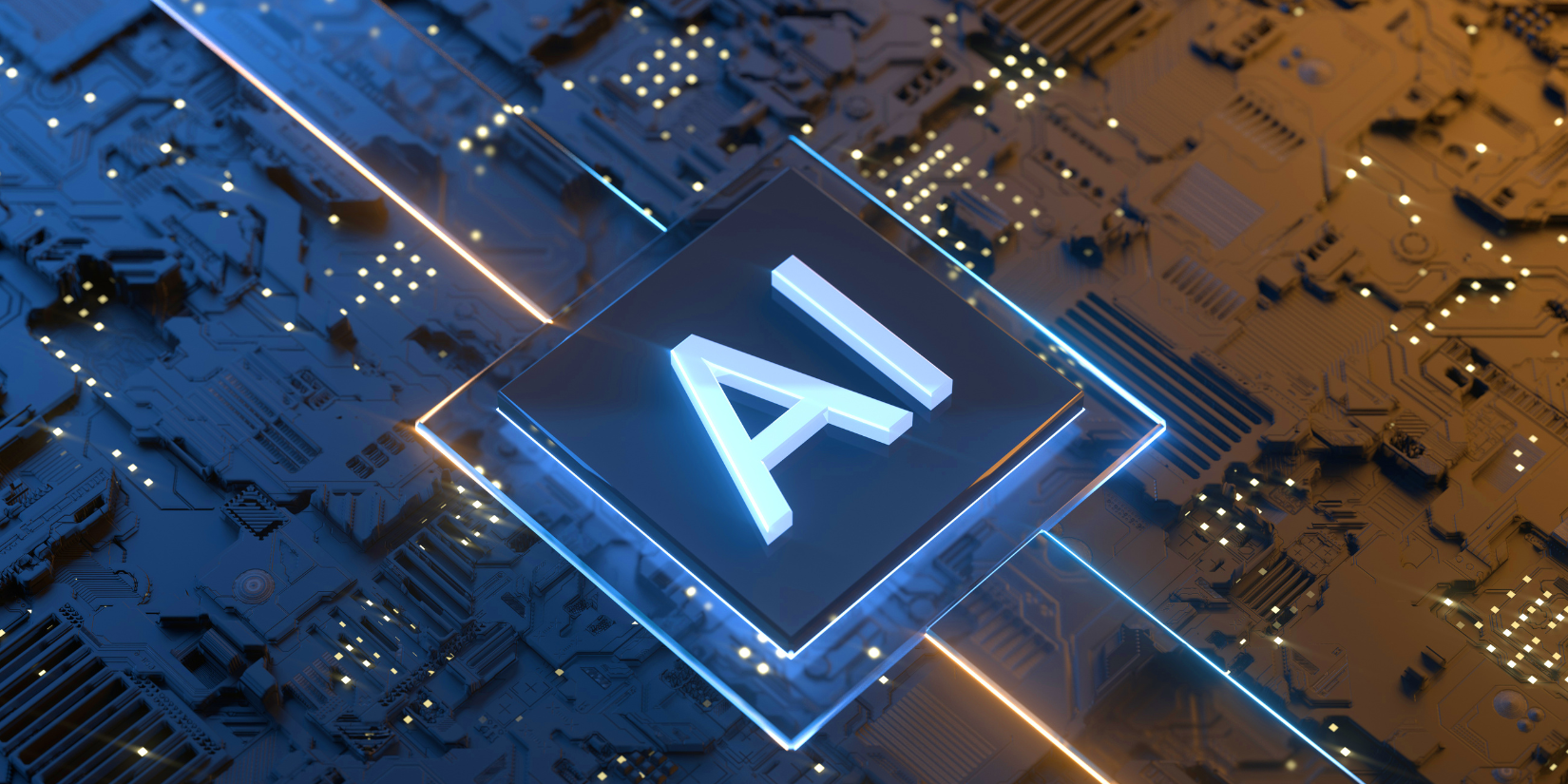 AI imprinted on a computer chip