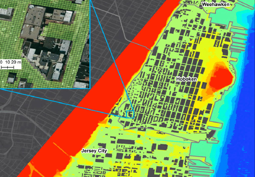 Hoboken flood map
