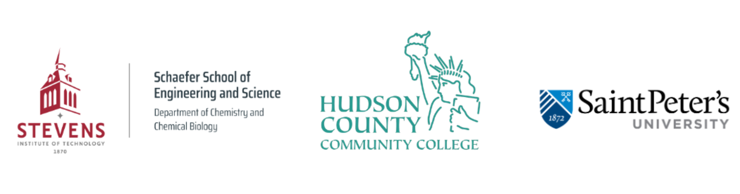 Hudson County / Saint Peter's logos.