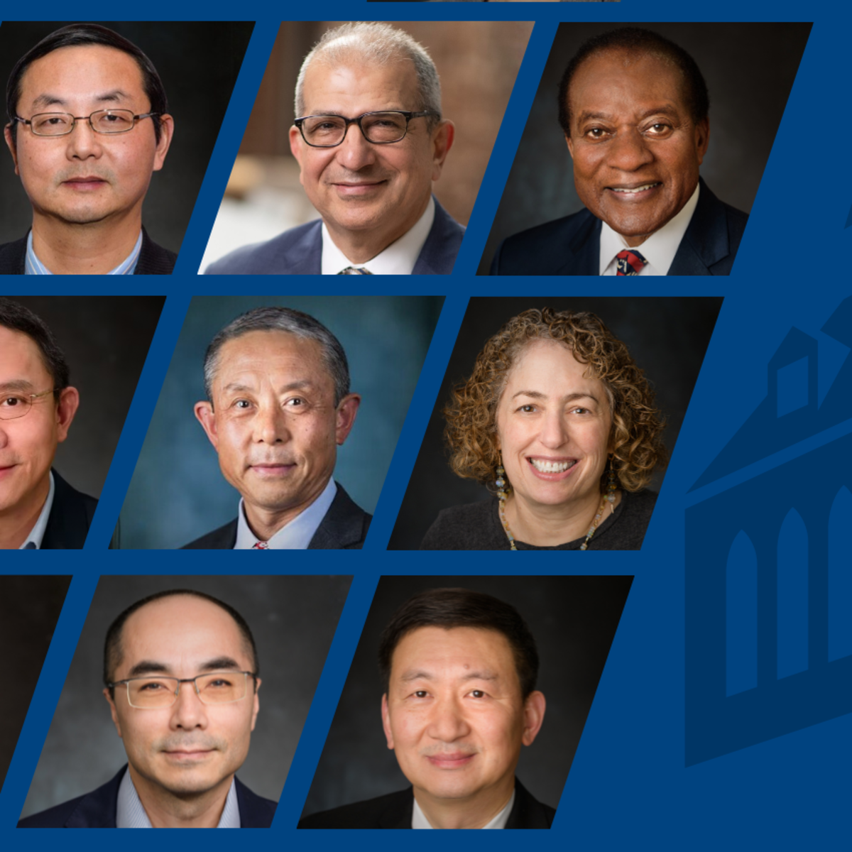 IEEE Fellows, Xiaojiang Du, Nariman Farvardin, Victor Lawrence, Hongbin Li, Jianmin Qu, Eve Riskin, Min Song, Lei Wu and Yu-Dong Yao.