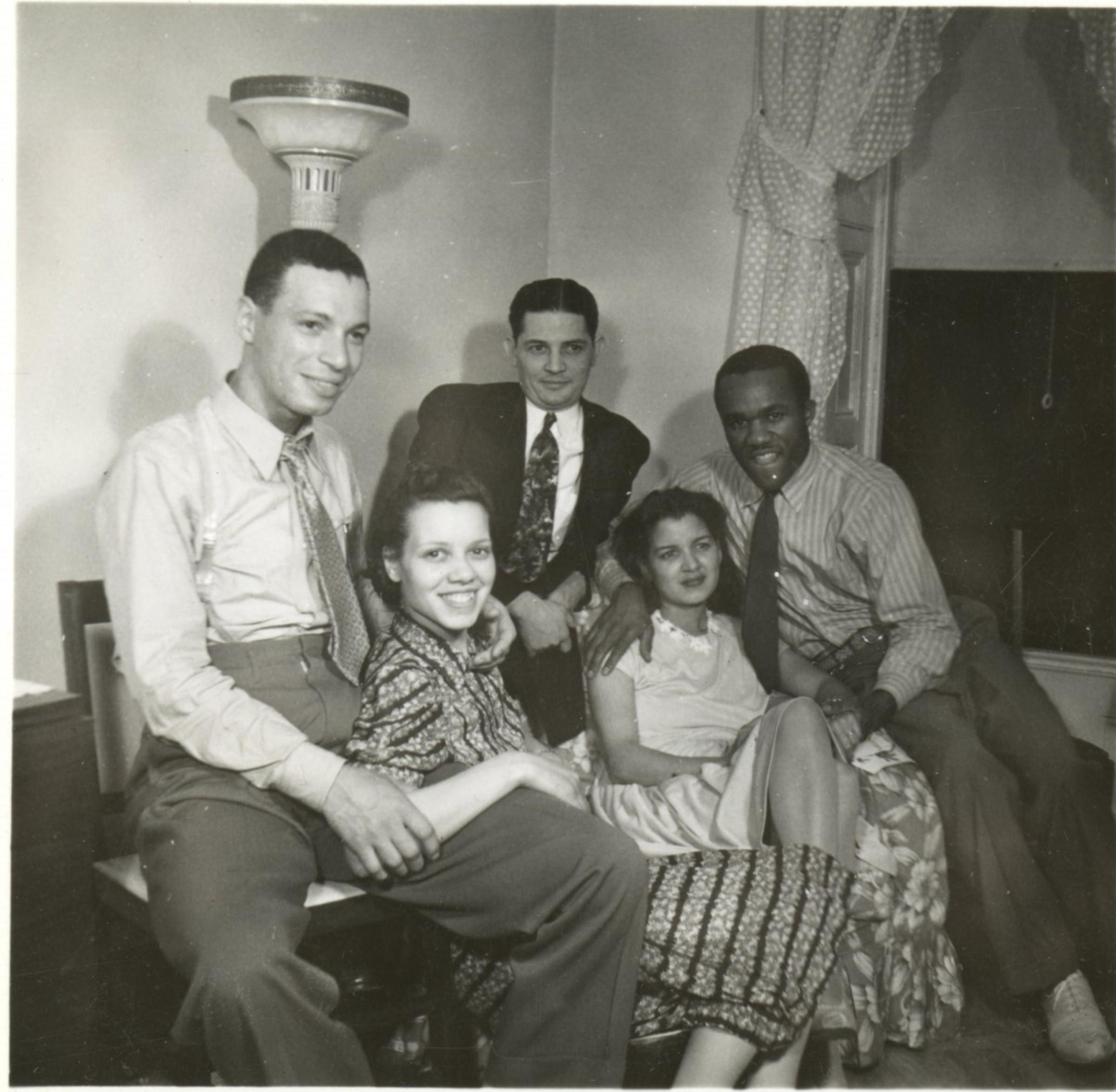 James Braxton with friends in Atlanta