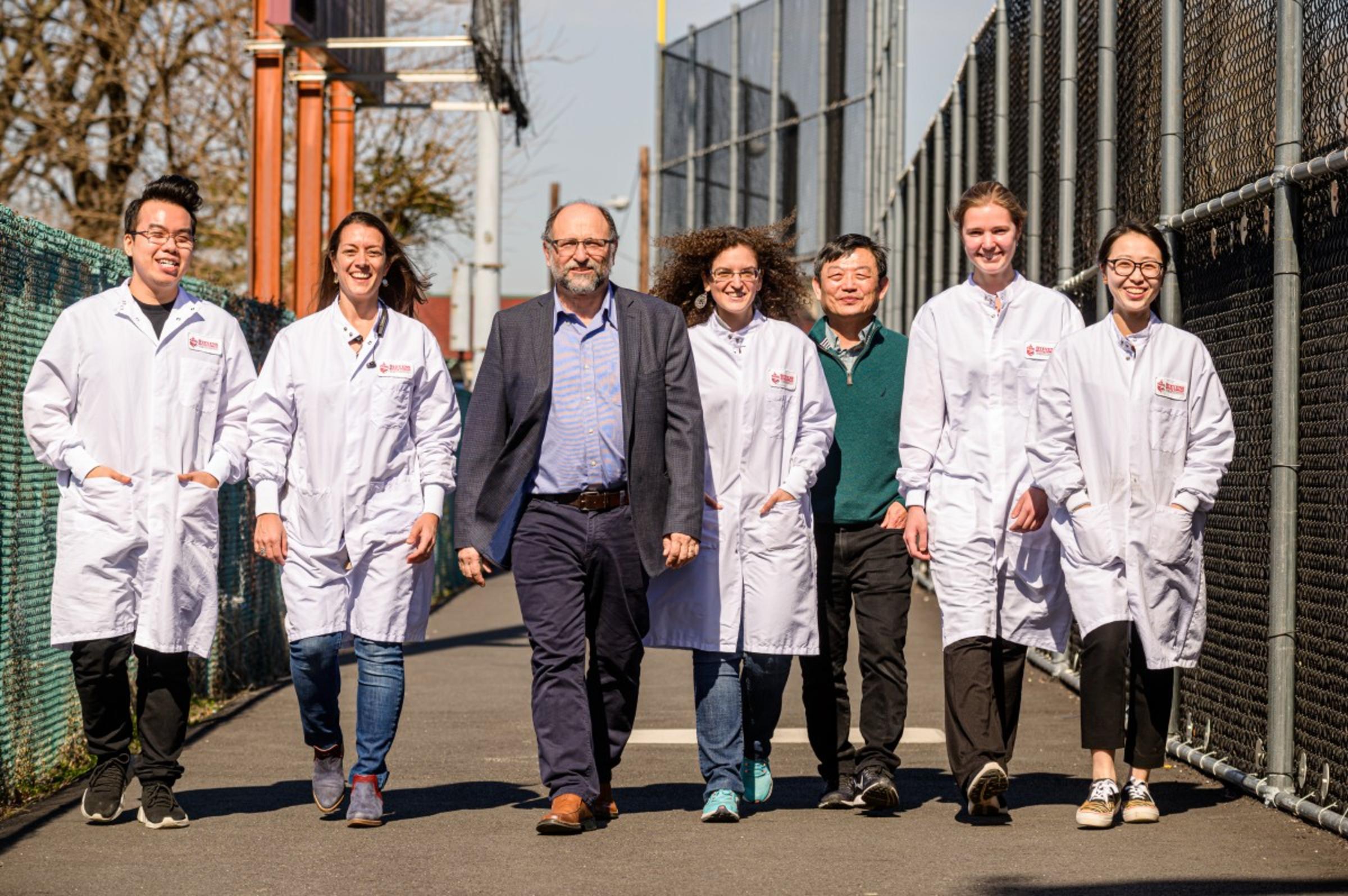 Students and professors who work on the research project