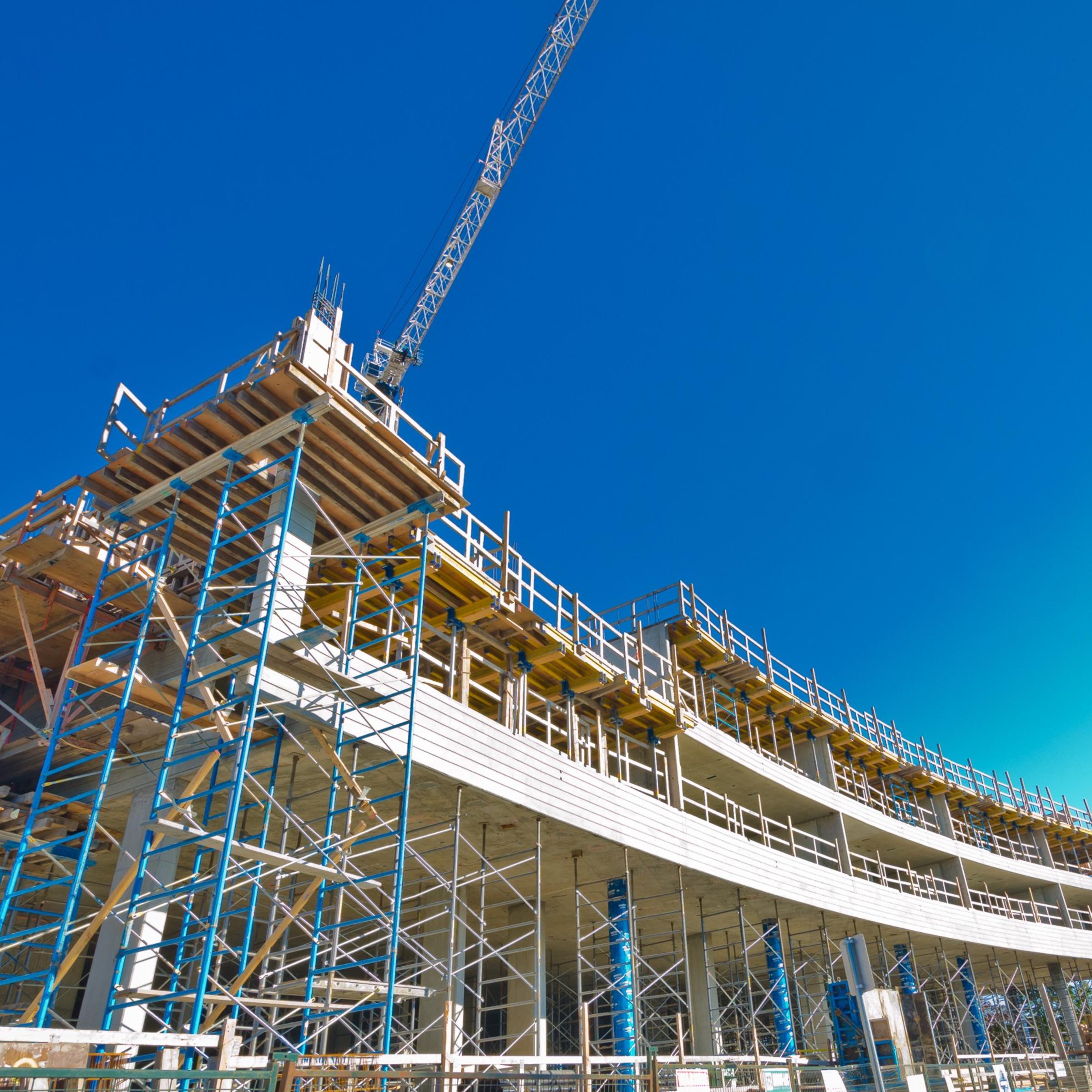 Construction of concrete high-rise building