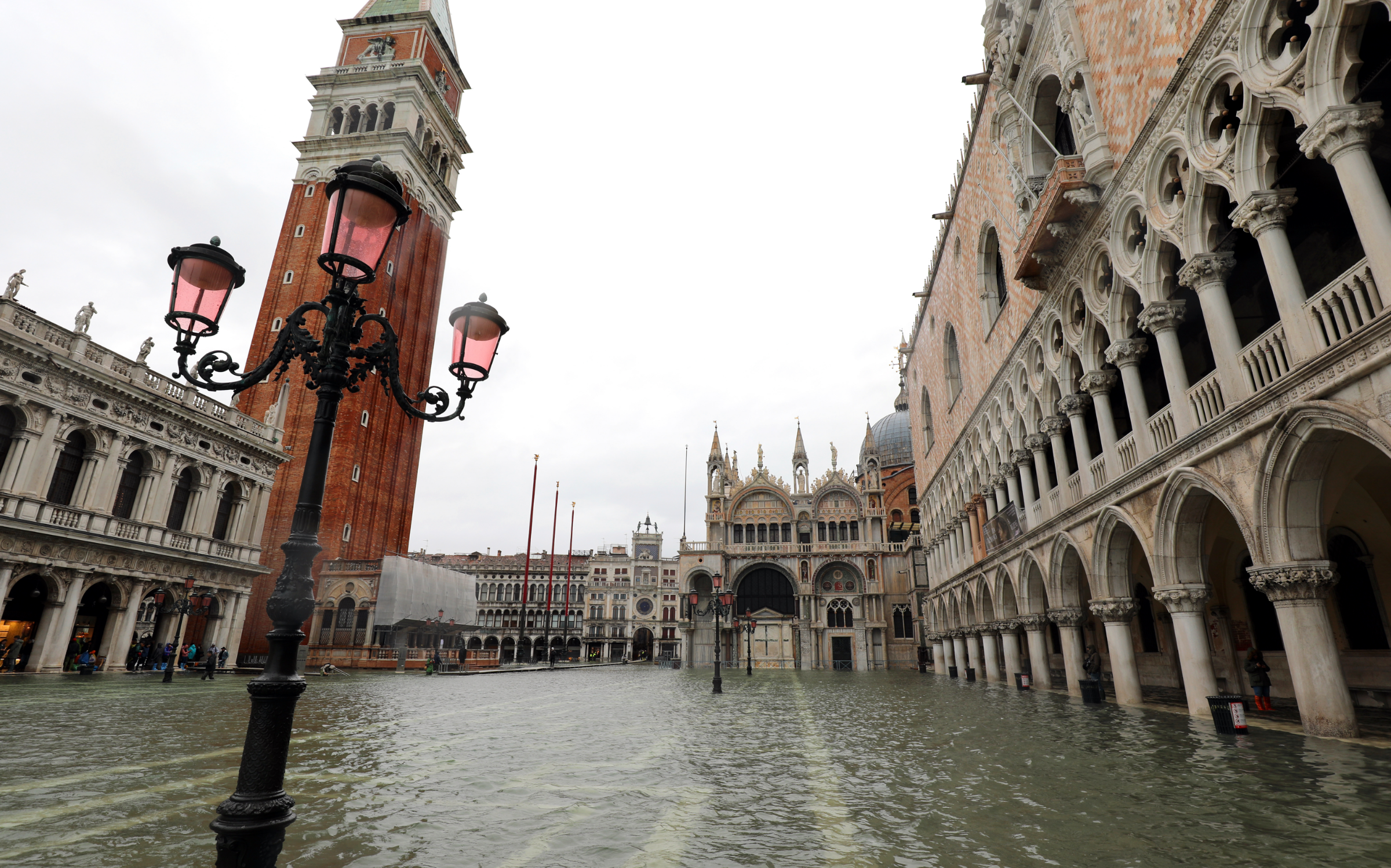 Flood in Venice, Italy