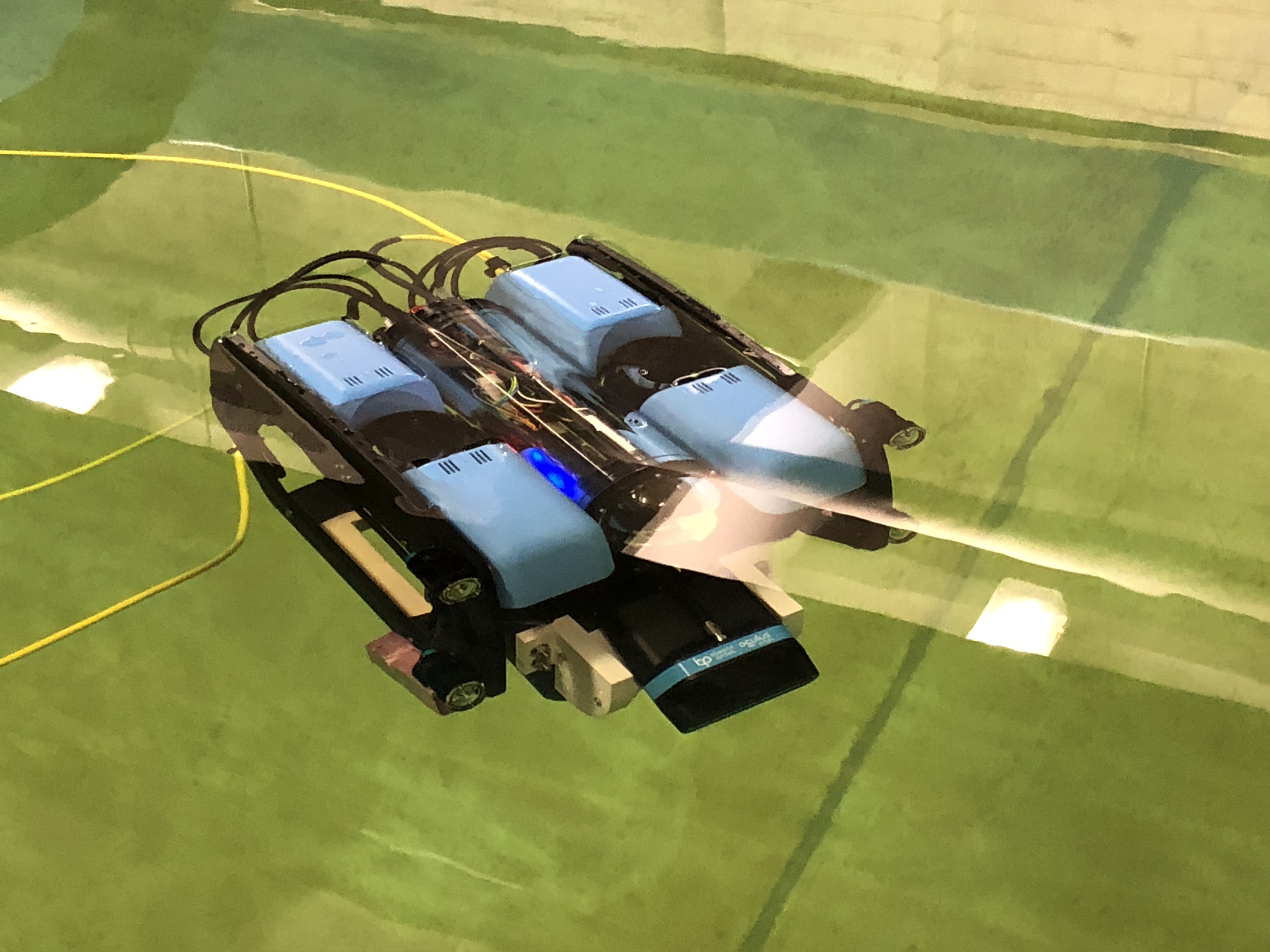 A.I.-Equipped Underwater Robot