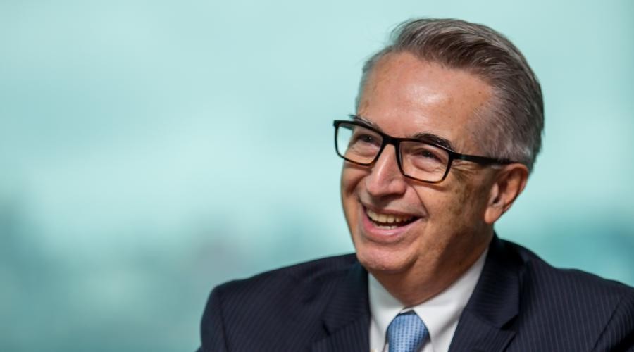 Gregory Prastacos with a big smile