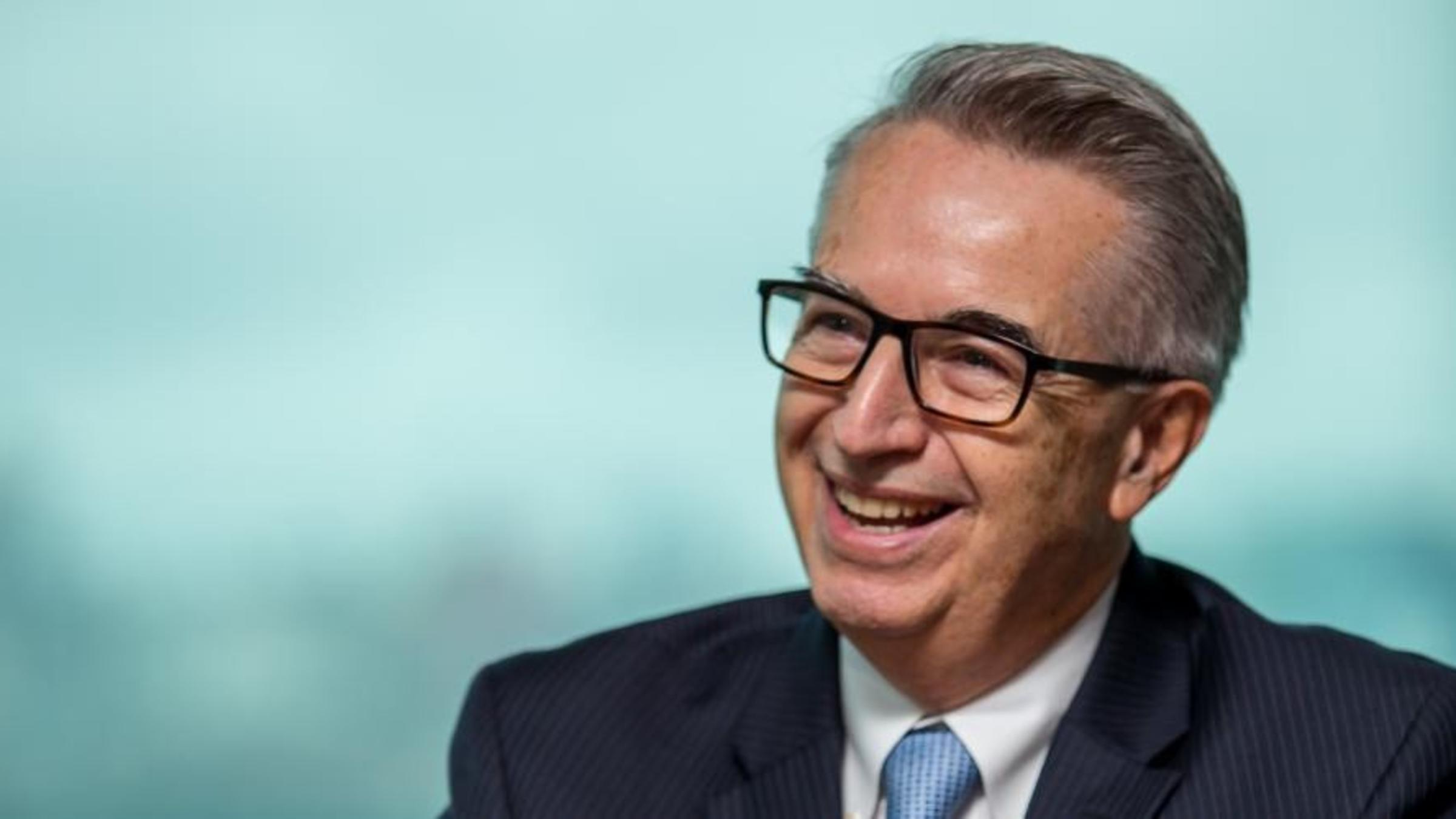 Gregory Prastacos with a big smile