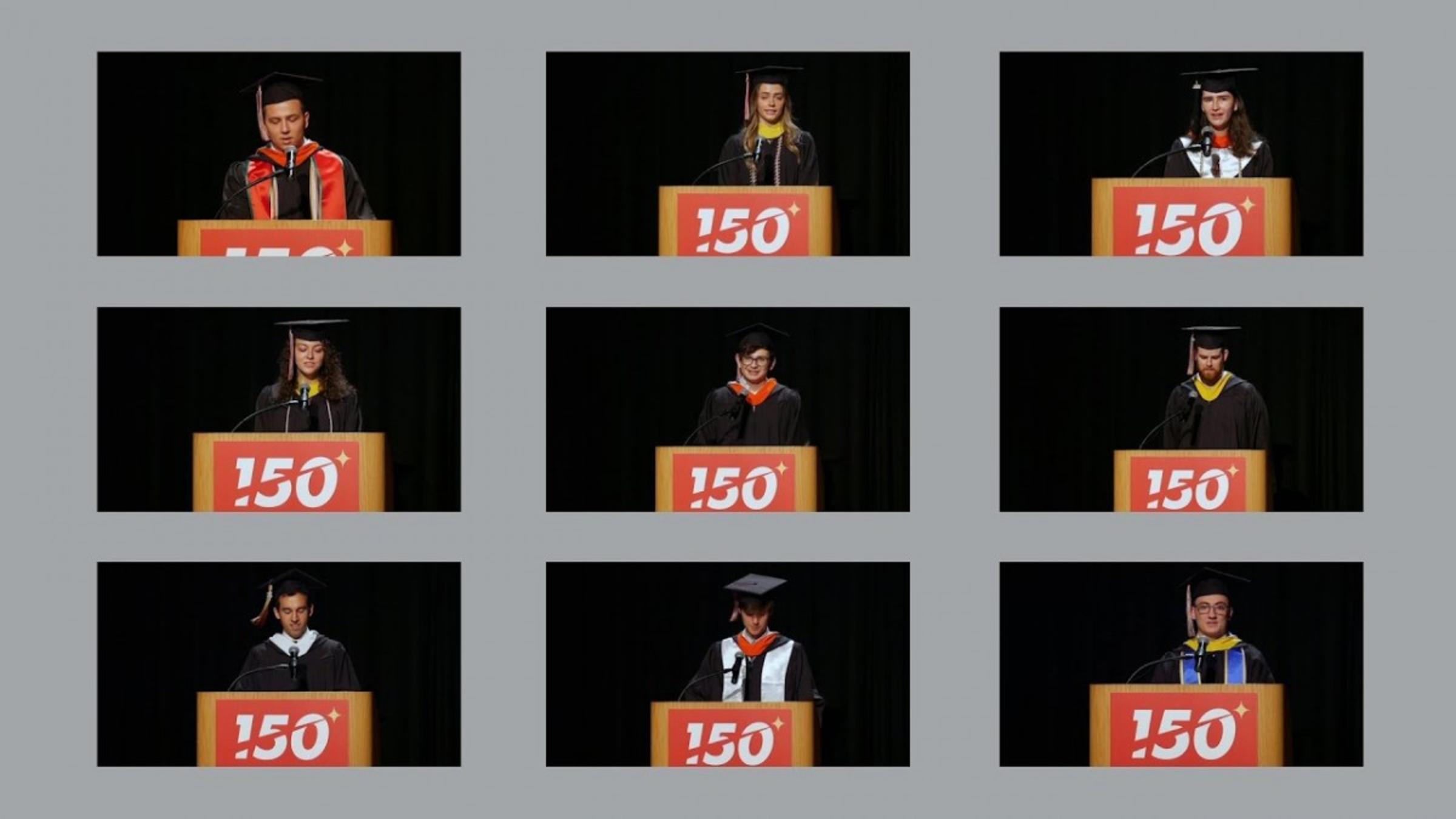 Screenshot from 9 first in class speeches