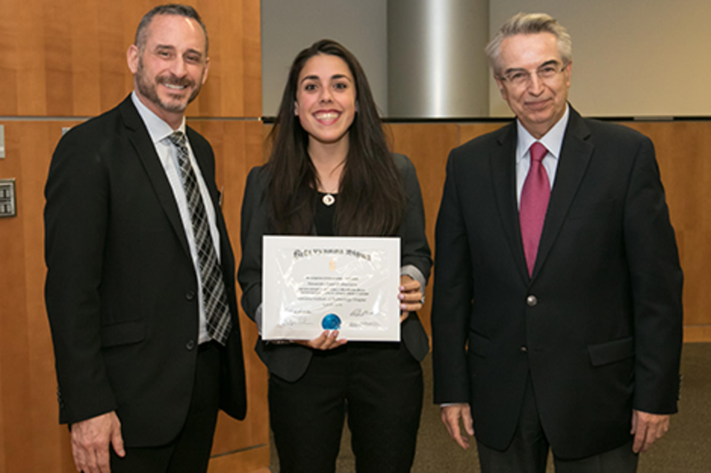 Allie Masciana at the BGS induction.