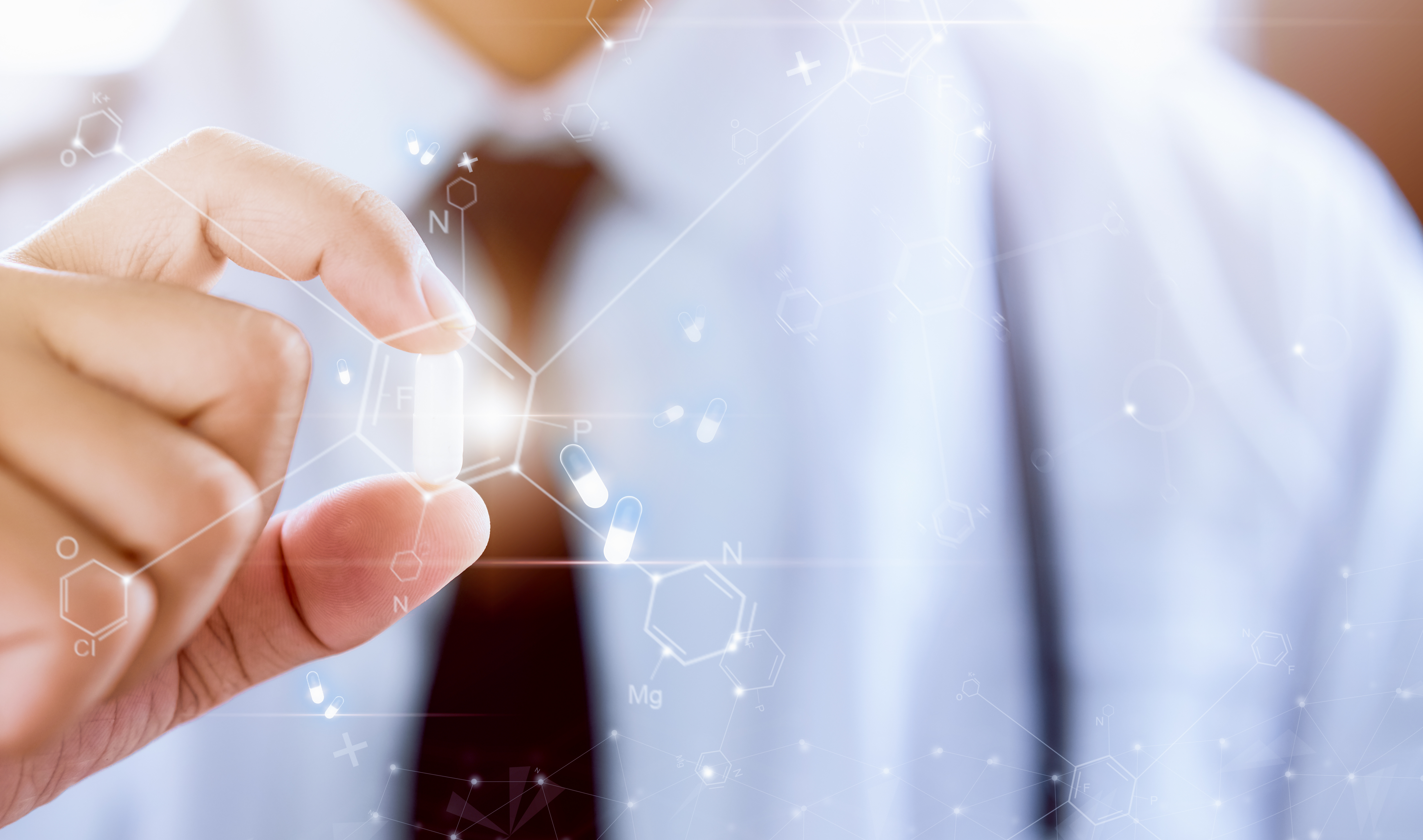 photo of drug molecules