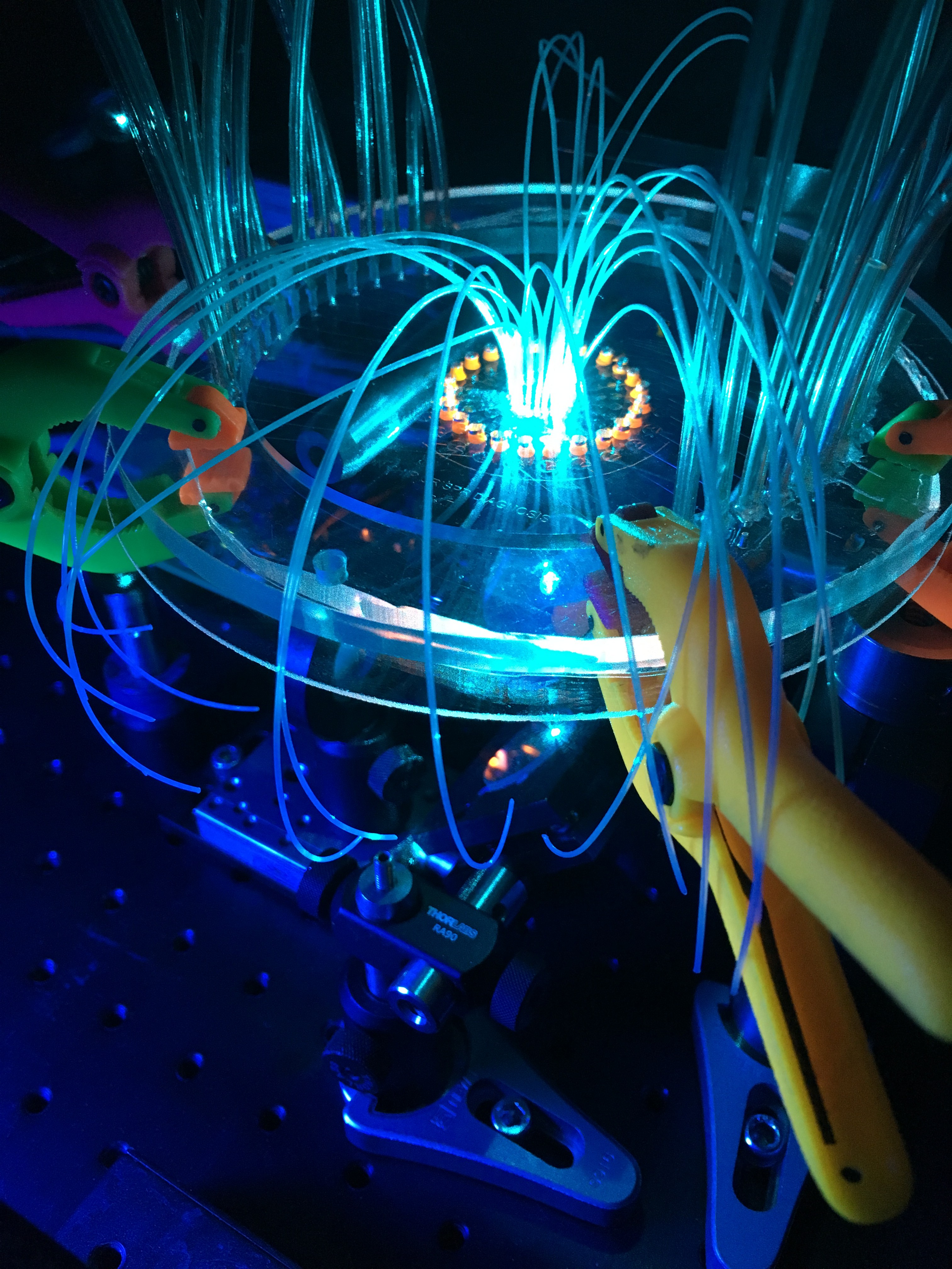 Image of prototype point-of-care system for coronavirus detection 