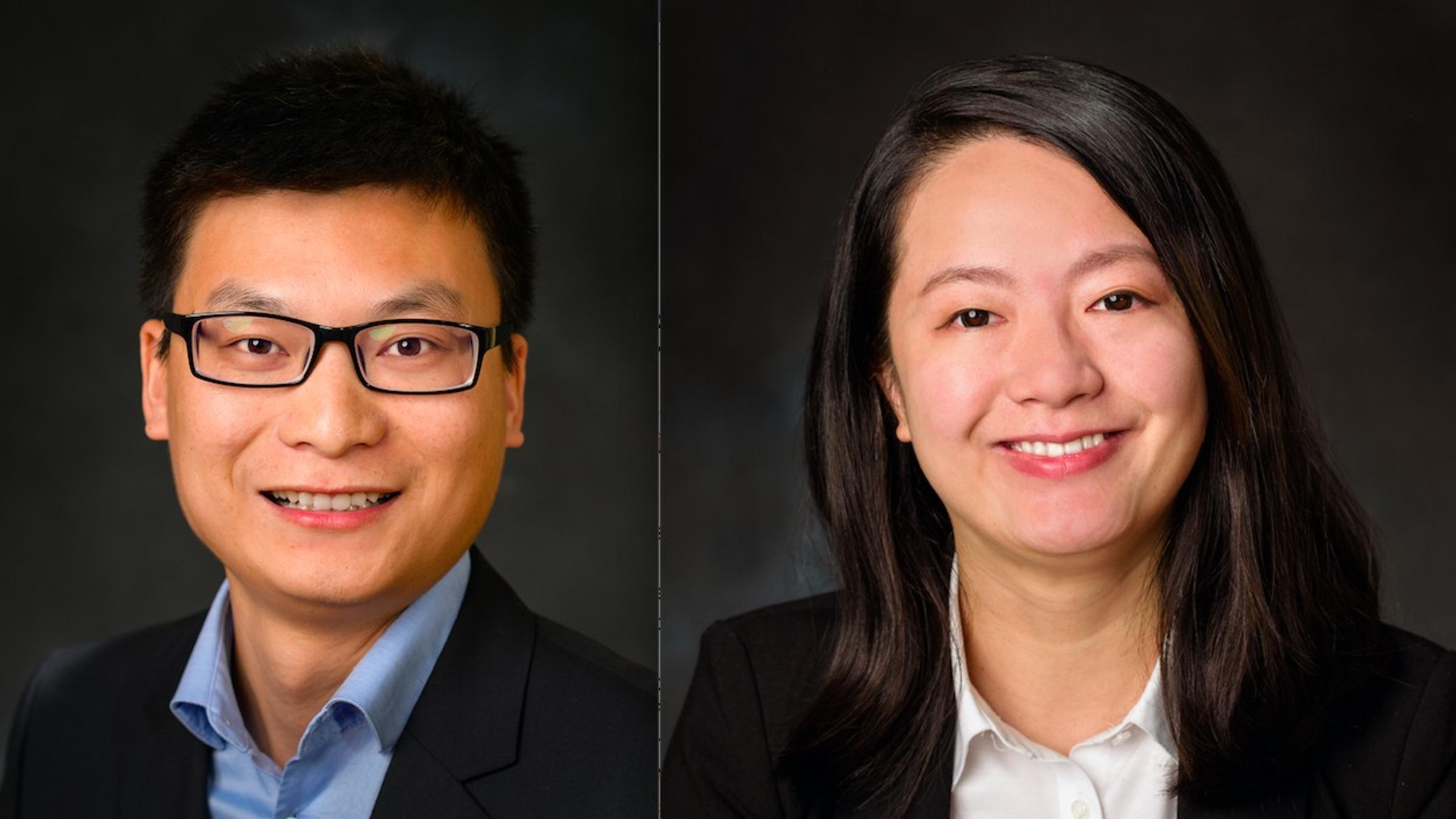 Professors Hang Liu and Weina Meng