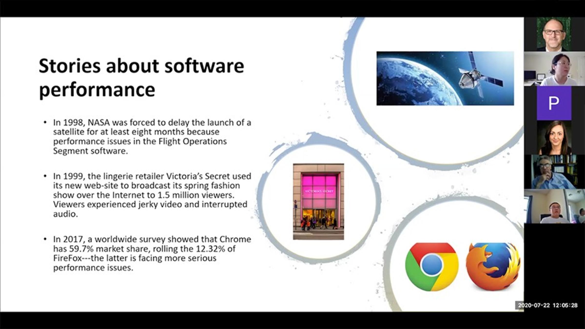 Photo of lecture screenshot.