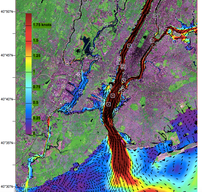 Stevens NYHOPS river flow visualization