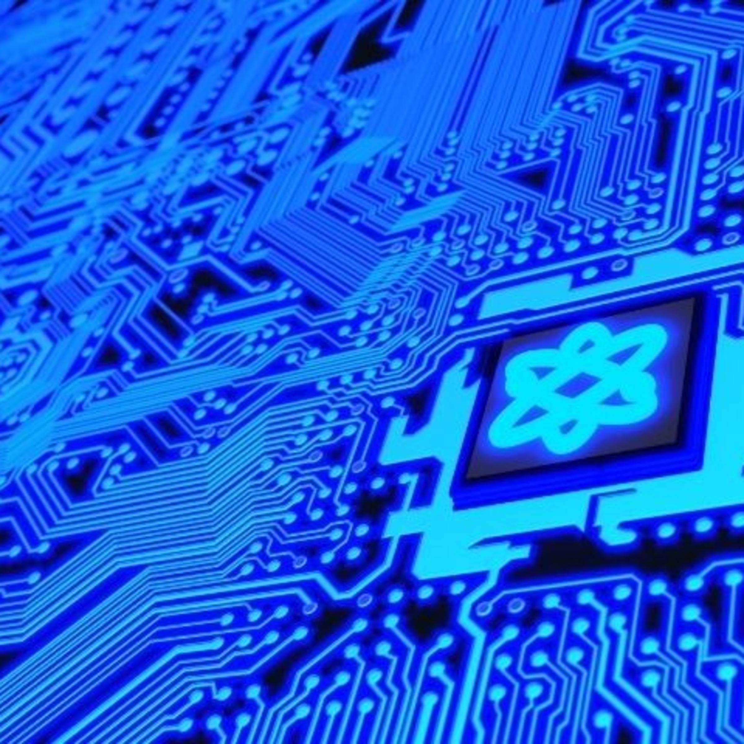 Abstract depiction of quantum computing