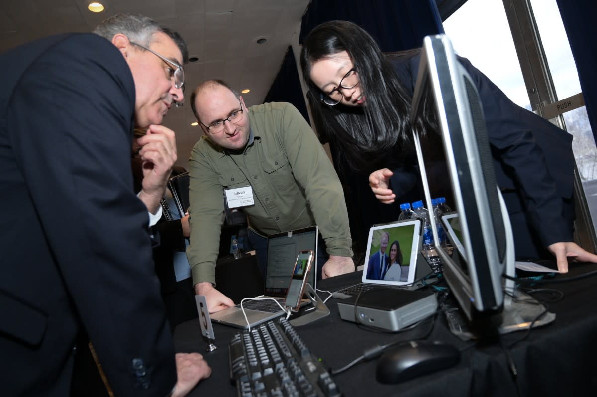 Provost Christophe Pierre using AI for facial recognition
