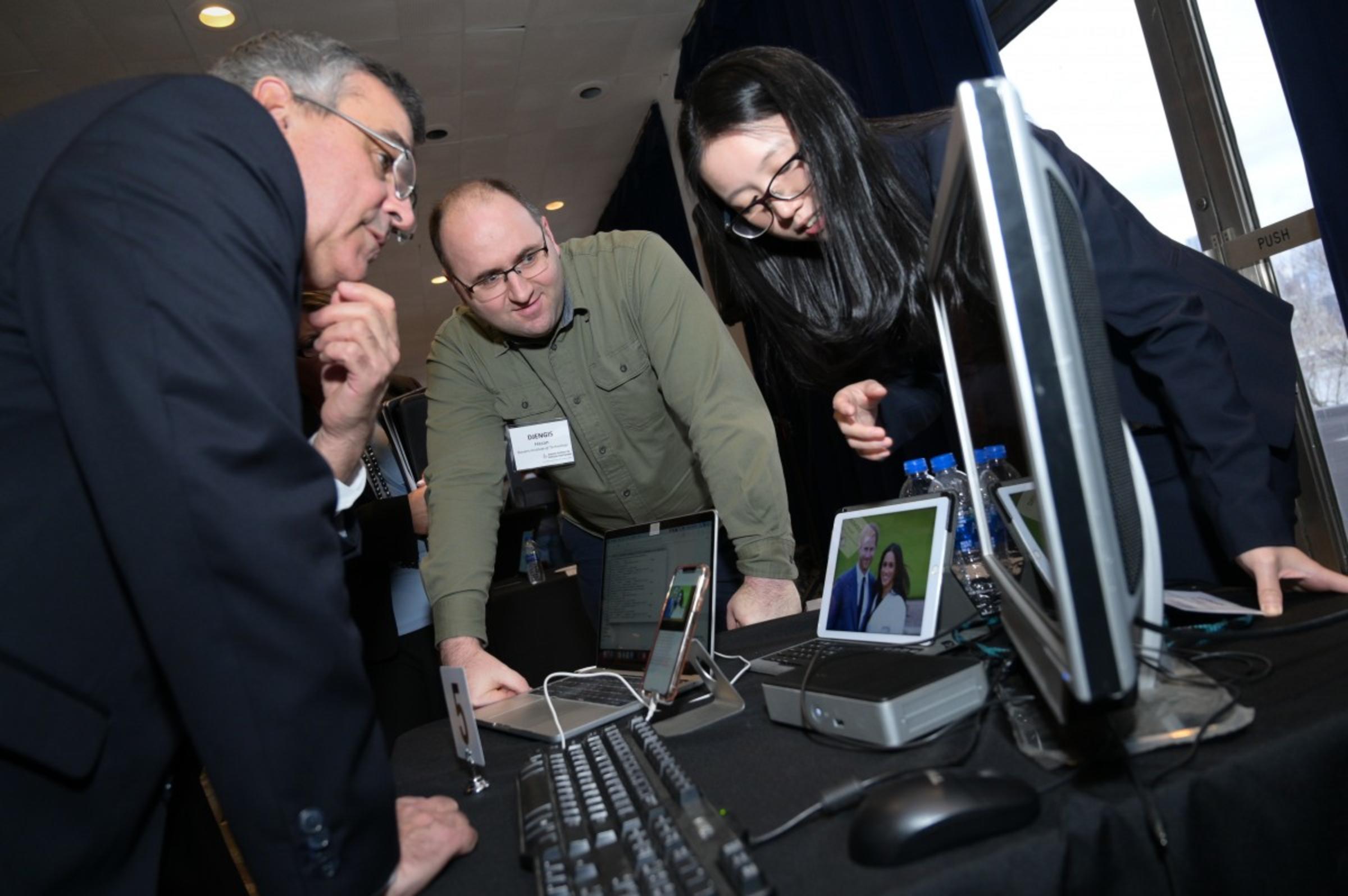Provost Christophe Pierre using AI for facial recognition