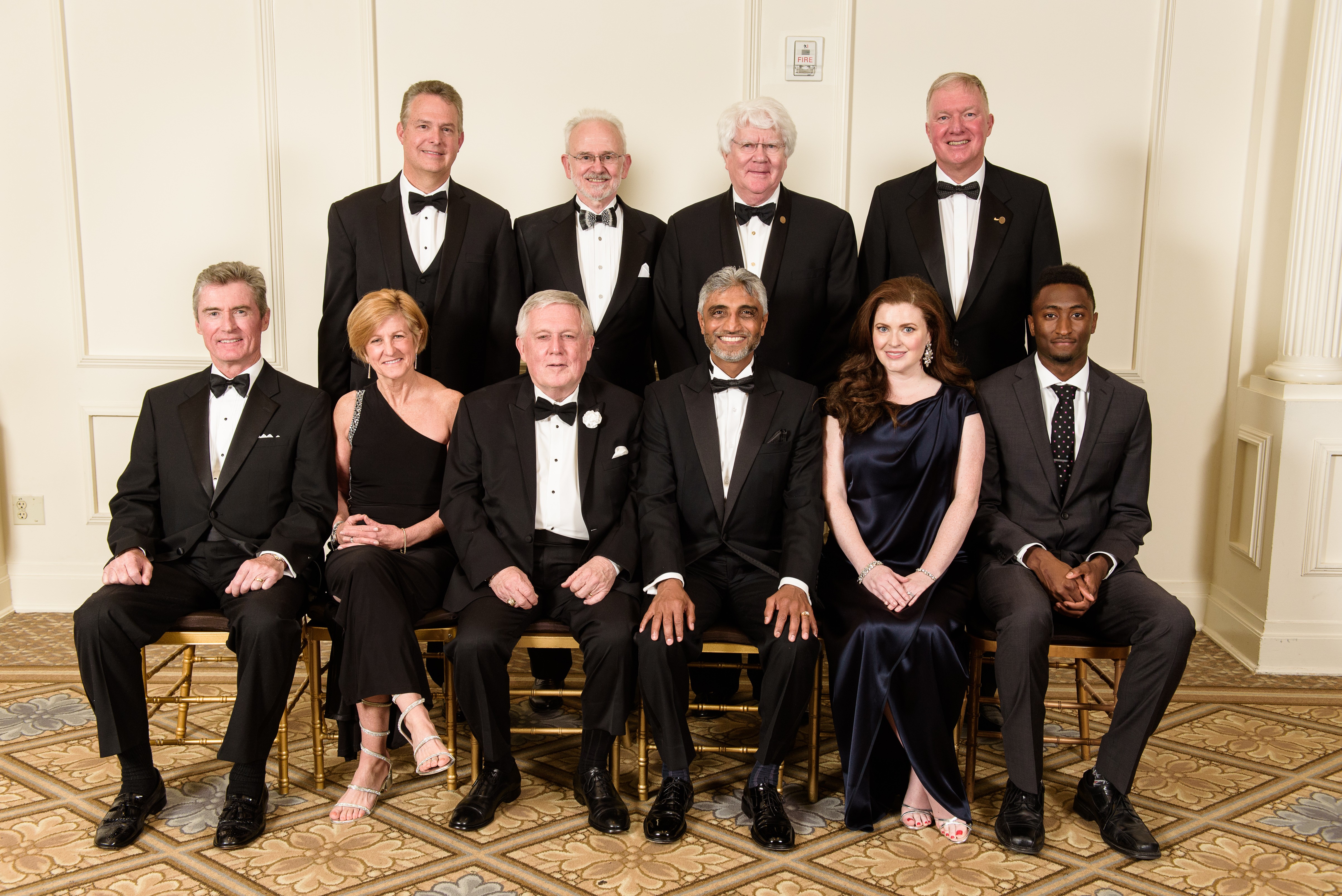 Top from left: Ken Venner, John A. Newton, Frank J. Semcer Sr., Stephen T. Boswell; front from left: John J. Hanlon IV, Vikki Hazelwood, Marty P. Valerio, Sachin N. Shah, Dianne K. McKeever, Marques Brownlee.