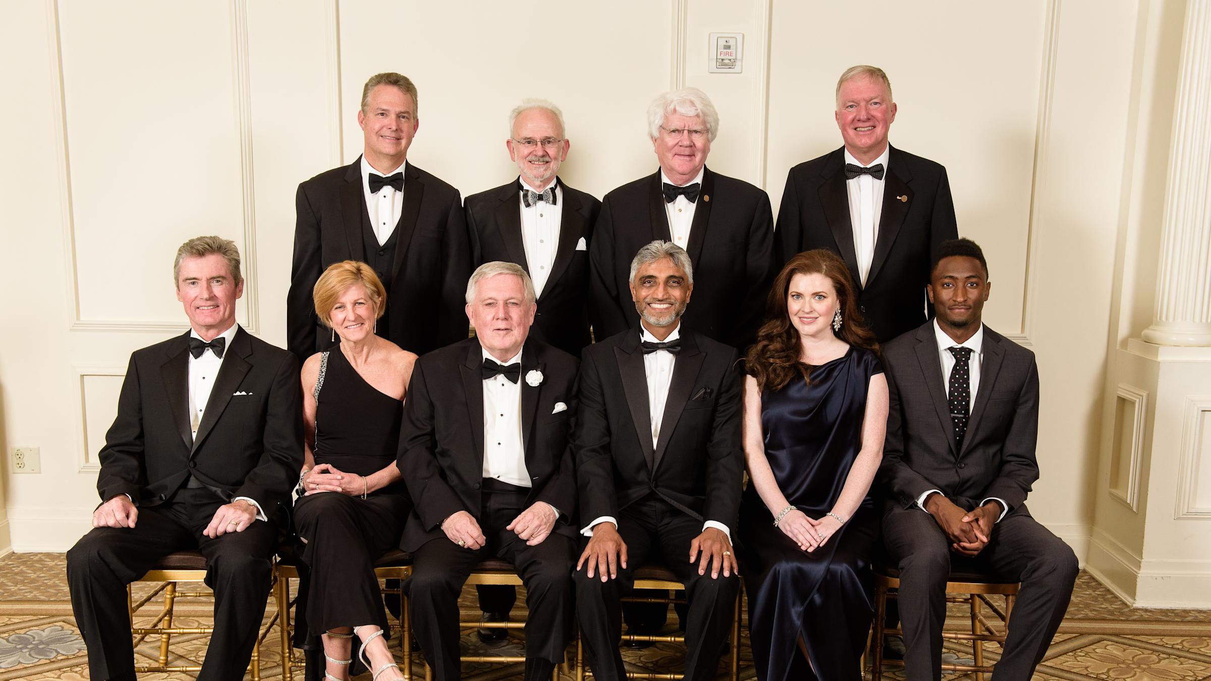 Top from left: Ken Venner, John A. Newton, Frank J. Semcer Sr., Stephen T. Boswell; front from left: John J. Hanlon IV, Vikki Hazelwood, Marty P. Valerio, Sachin N. Shah, Dianne K. McKeever, Marques Brownlee.