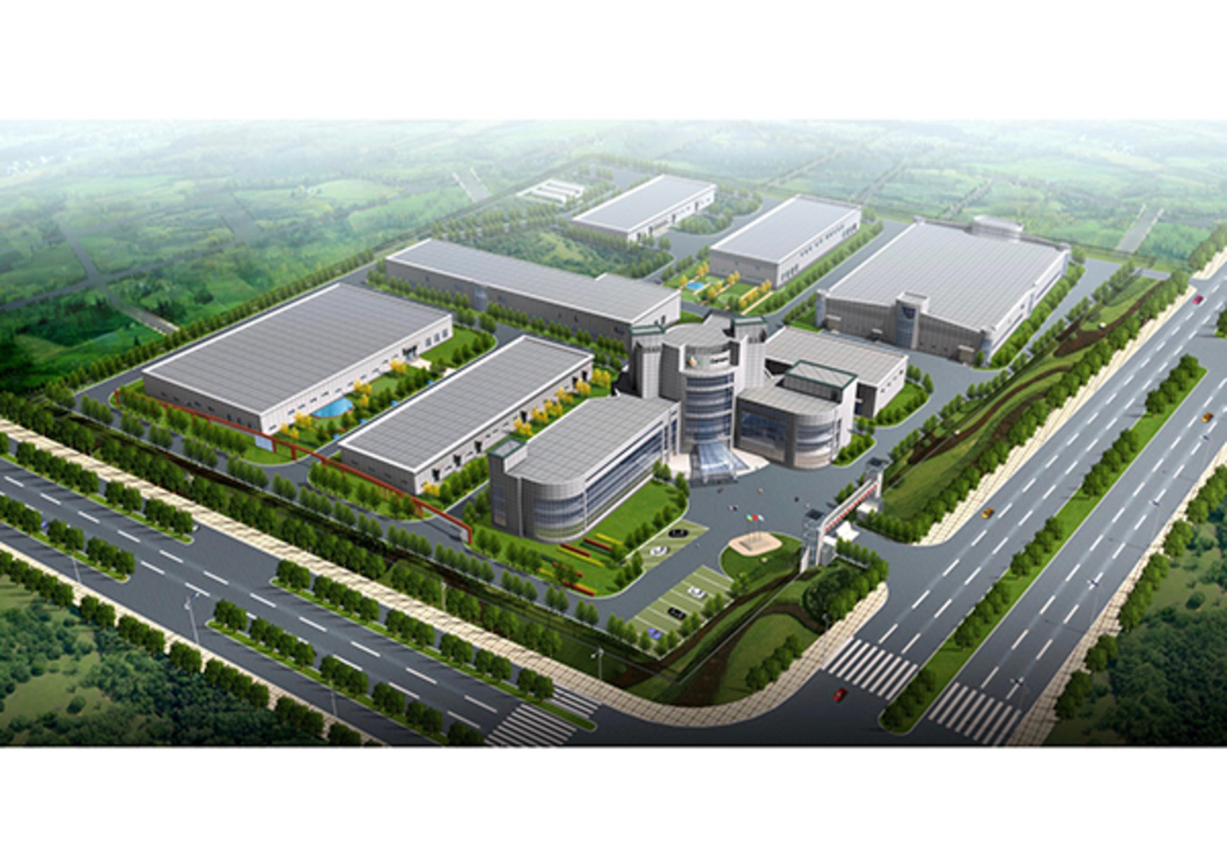 An overhead view of the Oncogenerix campus