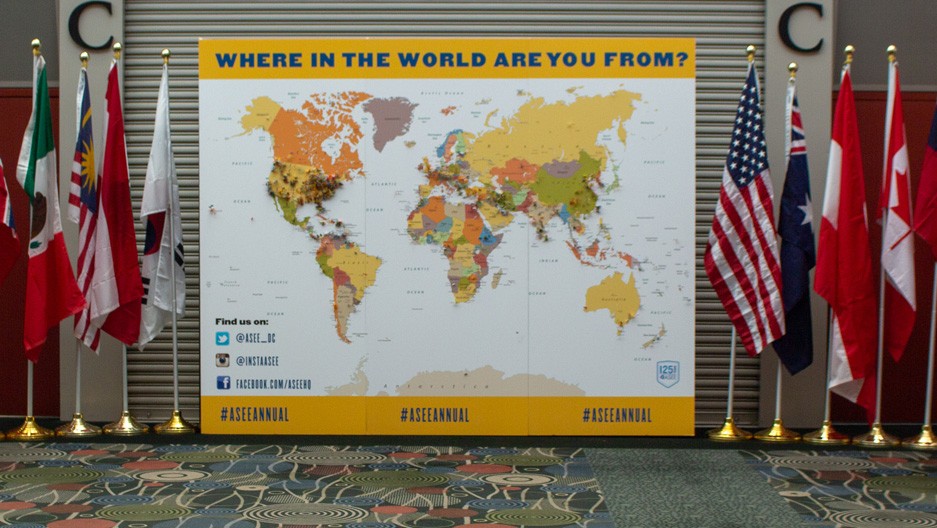 Photo ASEE 125th confernce display
