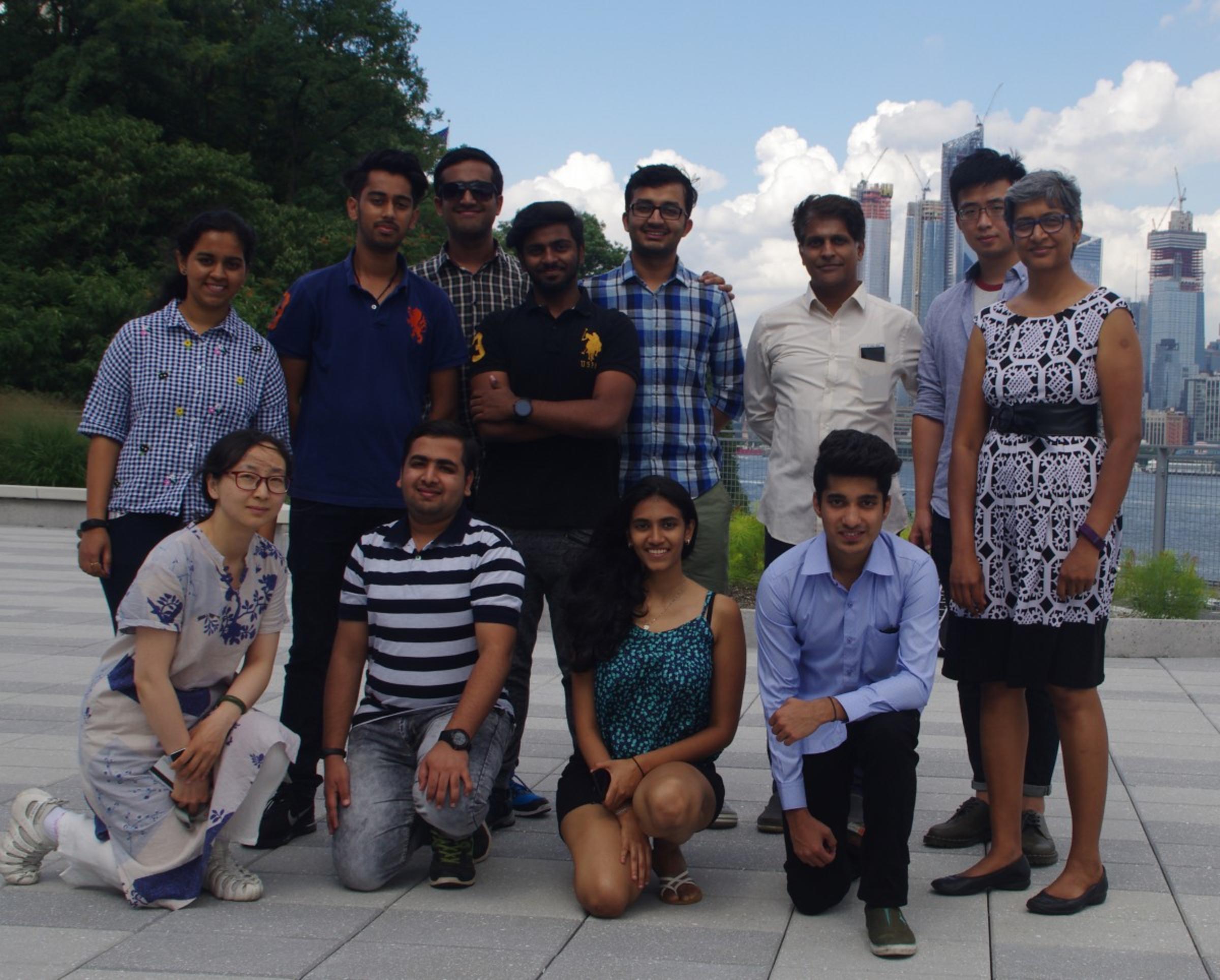 2018 SIP graduates with mentors and Suba