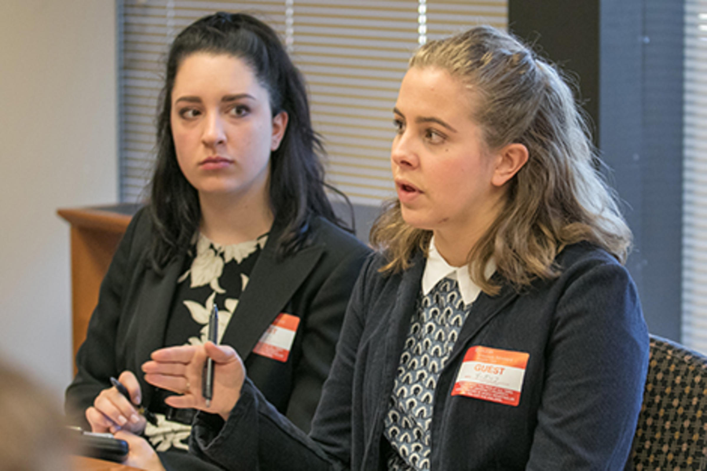 Stevens students present at Vets4Warriors.