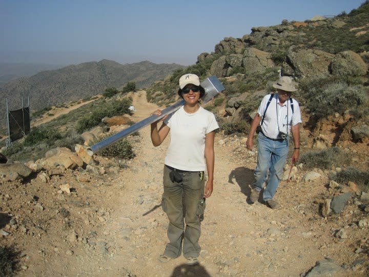 Nadira Najib volunteering in Morocco