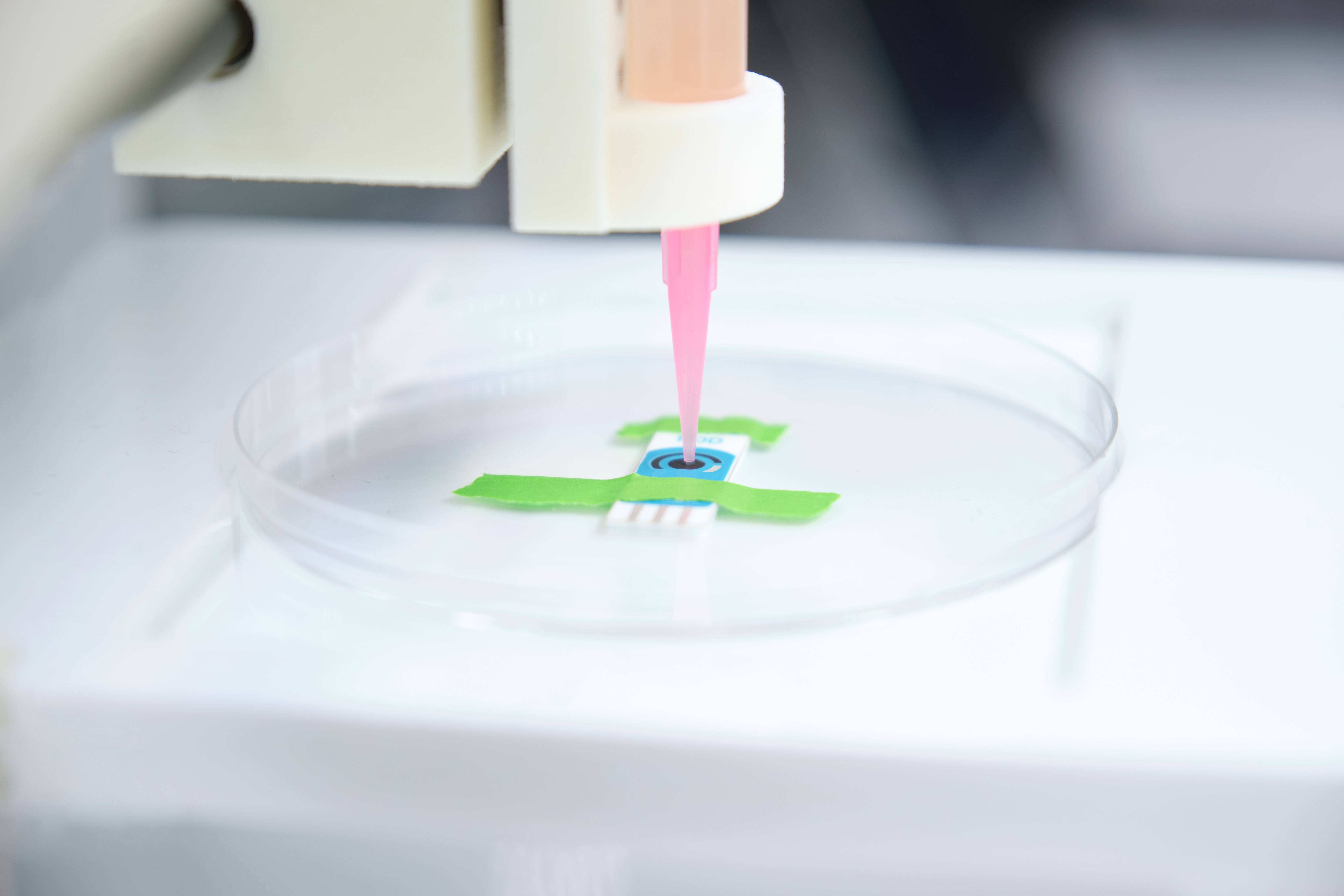 3D printing machine printing microcells