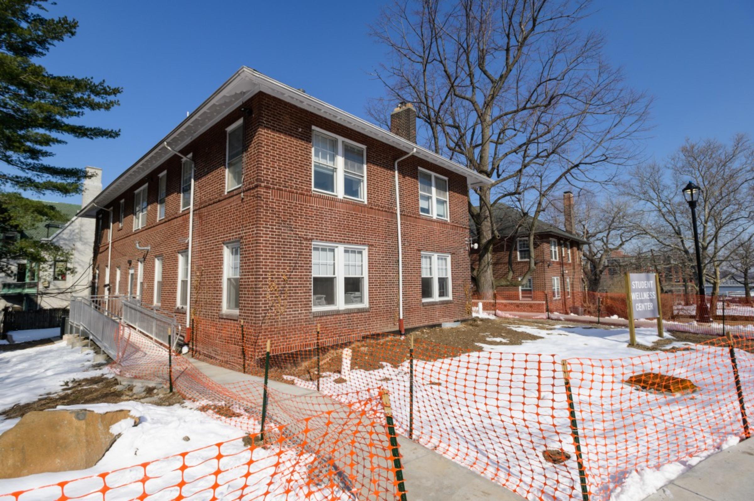 Exterior of the Student Wellness Center