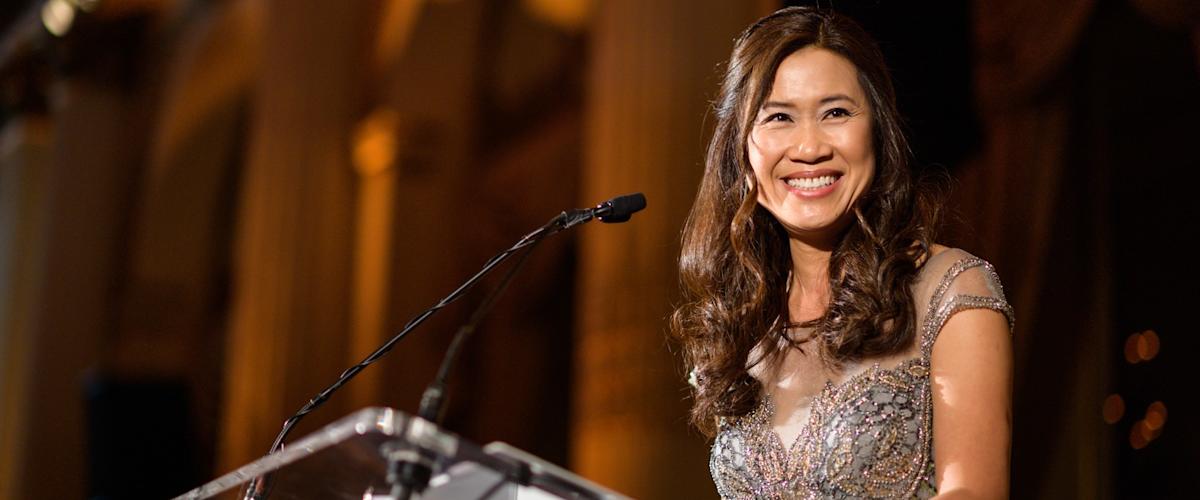 Stevens graduate Pam Cheng, Executive Vice President for AstraZeneca