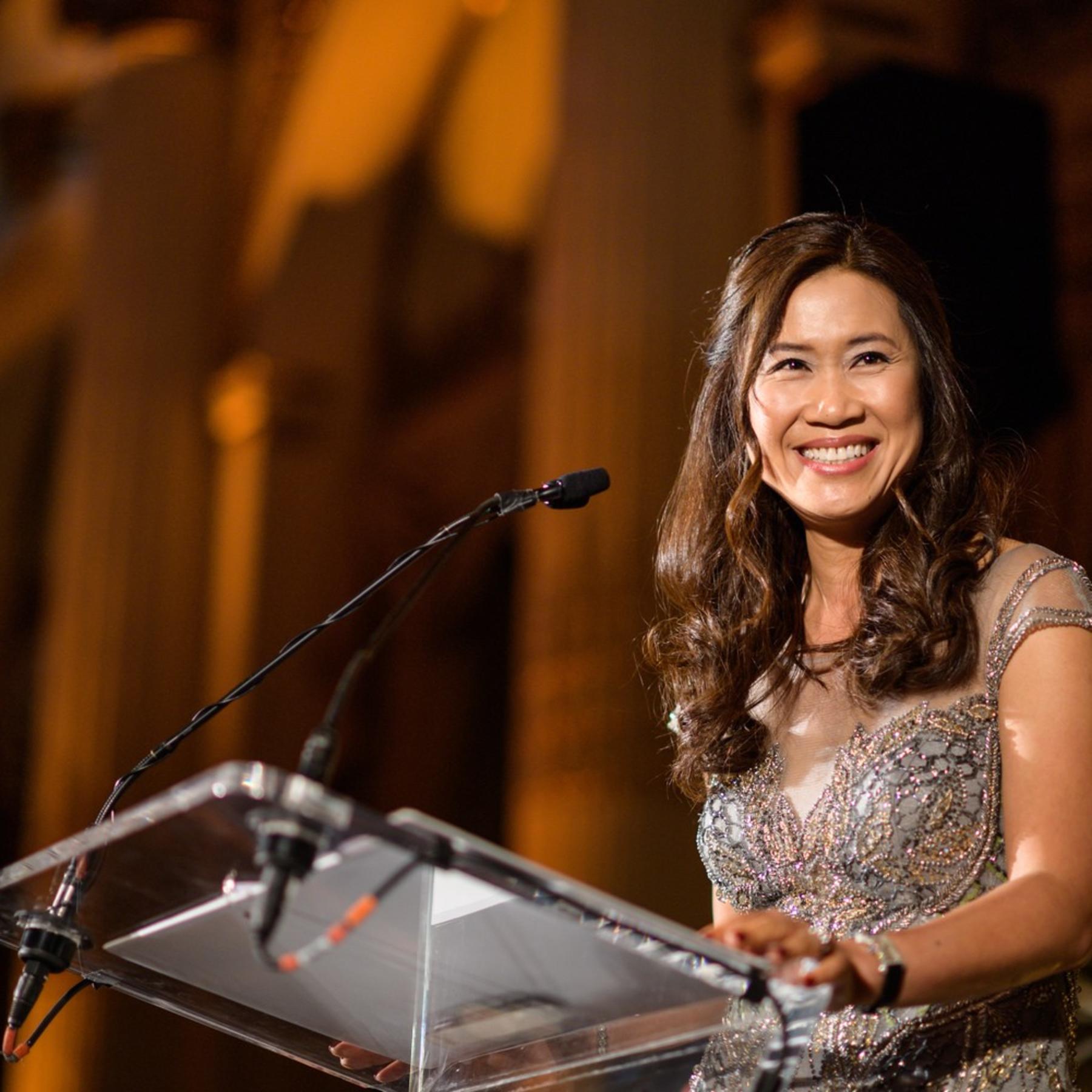 Stevens graduate Pam Cheng, Executive Vice President for AstraZeneca