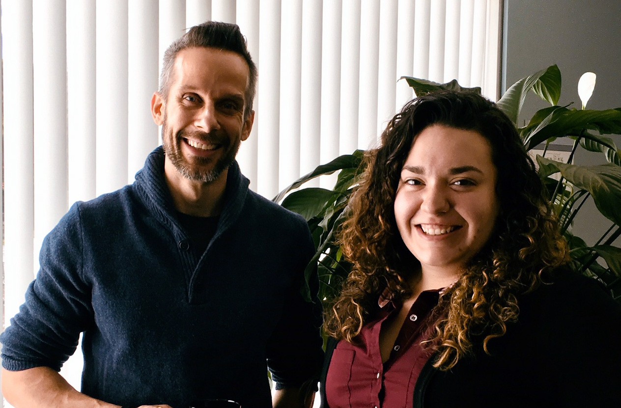 Jason Fitz and Sarah Roibal