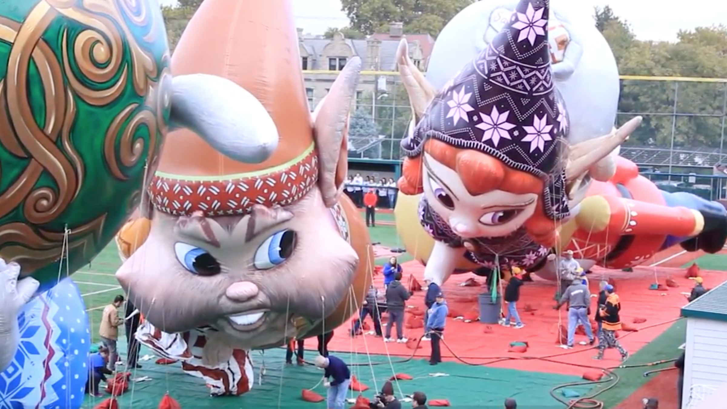 Macys Thanksgiving Day Balloons at Stevens Institute of Technology