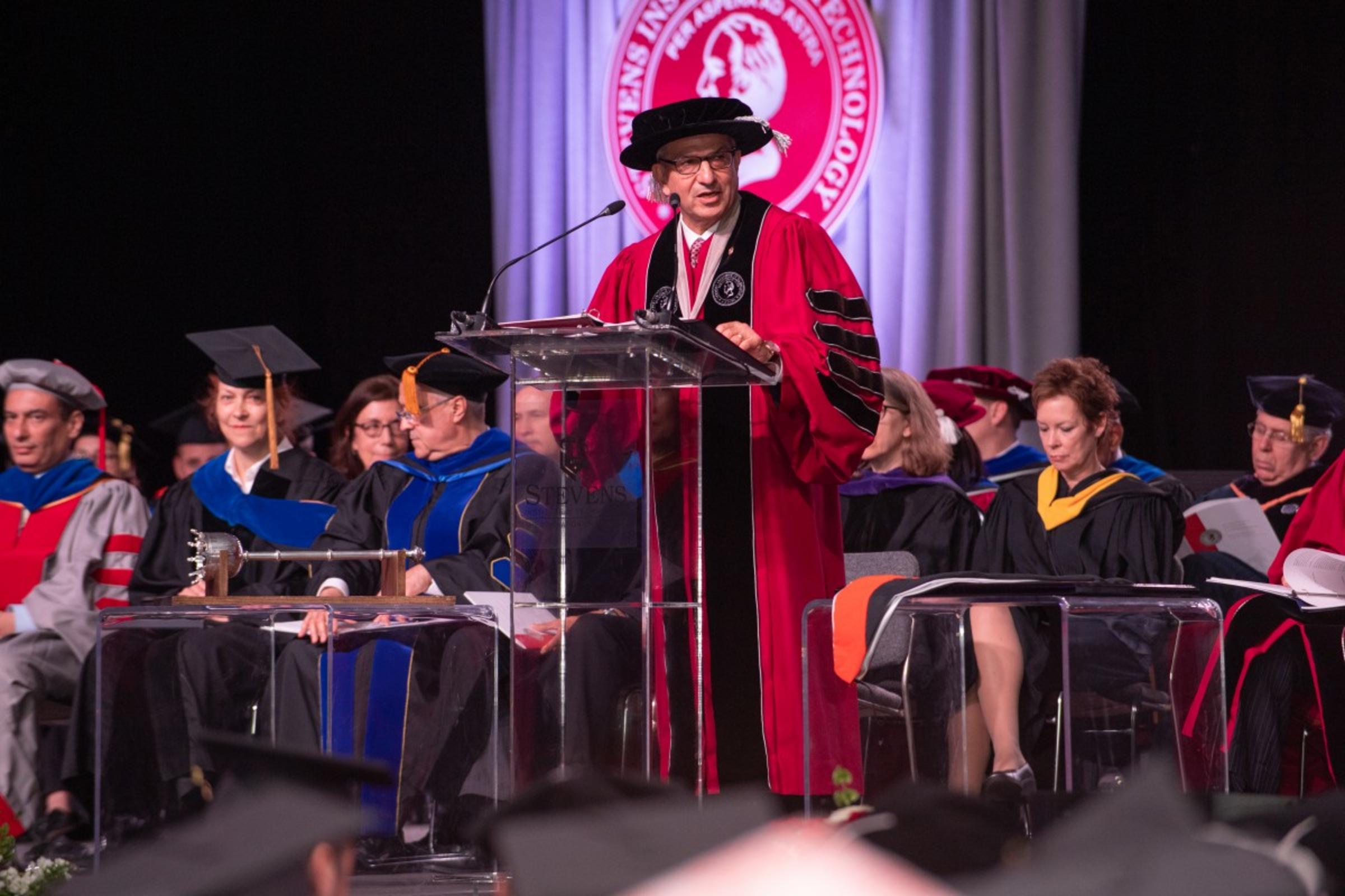 Stevens President Nariman Farvardin