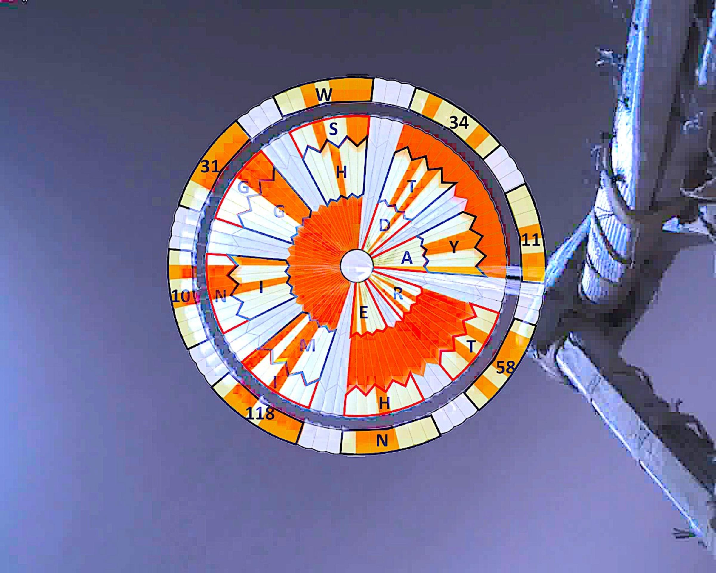 Mars' Perseverance mission landing parachute, on which Stevens researcher worked