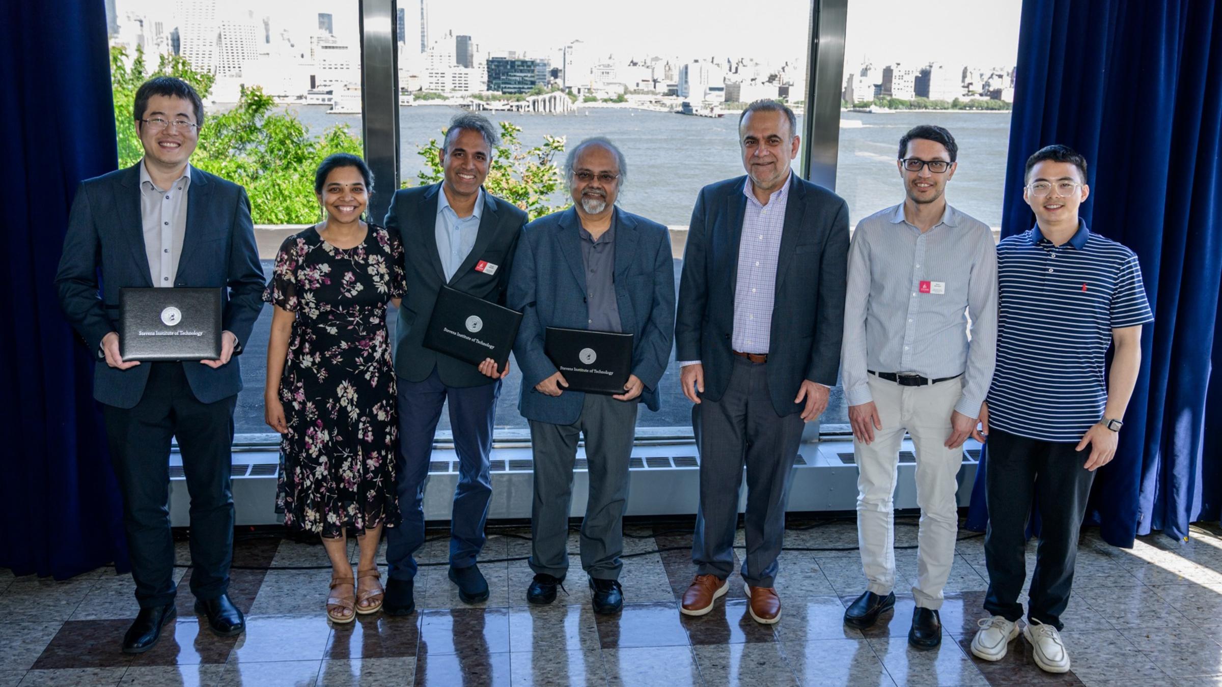 Department of Civil, Environmental & Ocean Engineering Faculty members Yi Bao, Santhi Sri Billapati, Sarath Chandra Kumar Jagupilla, Dibs Sarkar, Muhammad Hajj, Reza Marsooli and Jia Mi.