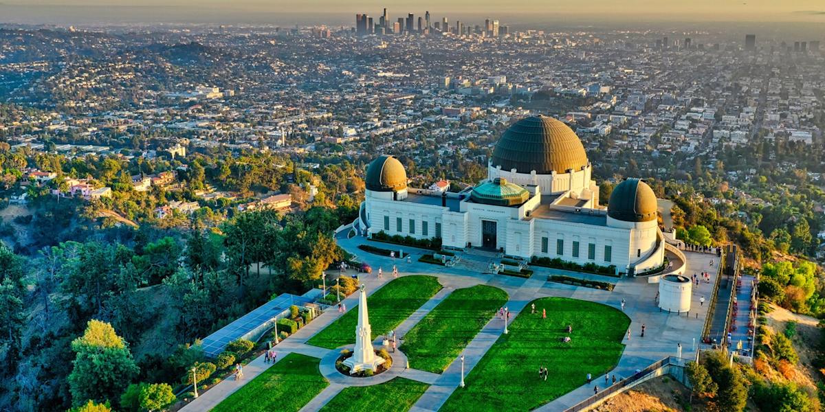 Exterior of Griffith Observatory in Los Angeles