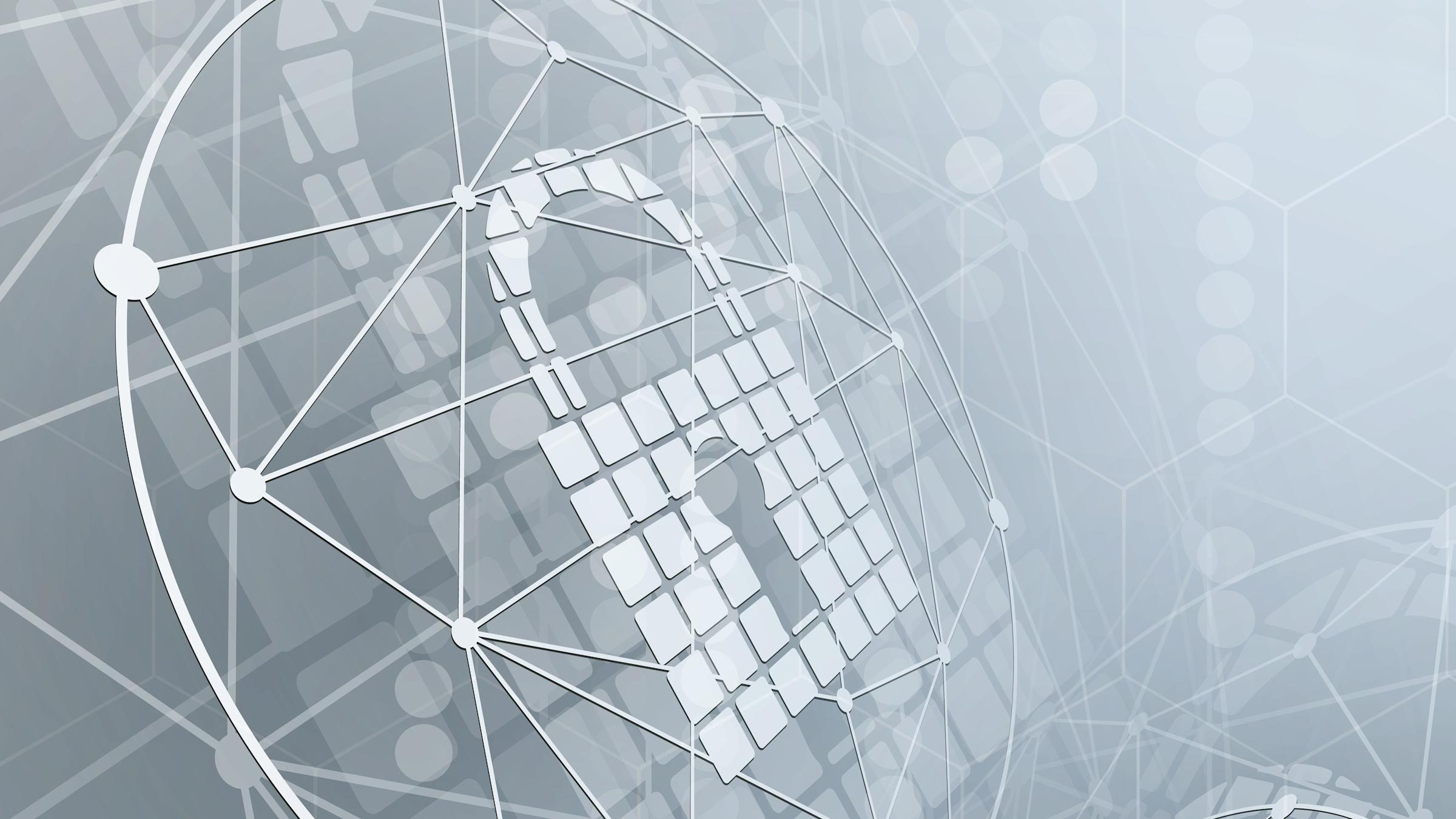 Graphical image of tech lock