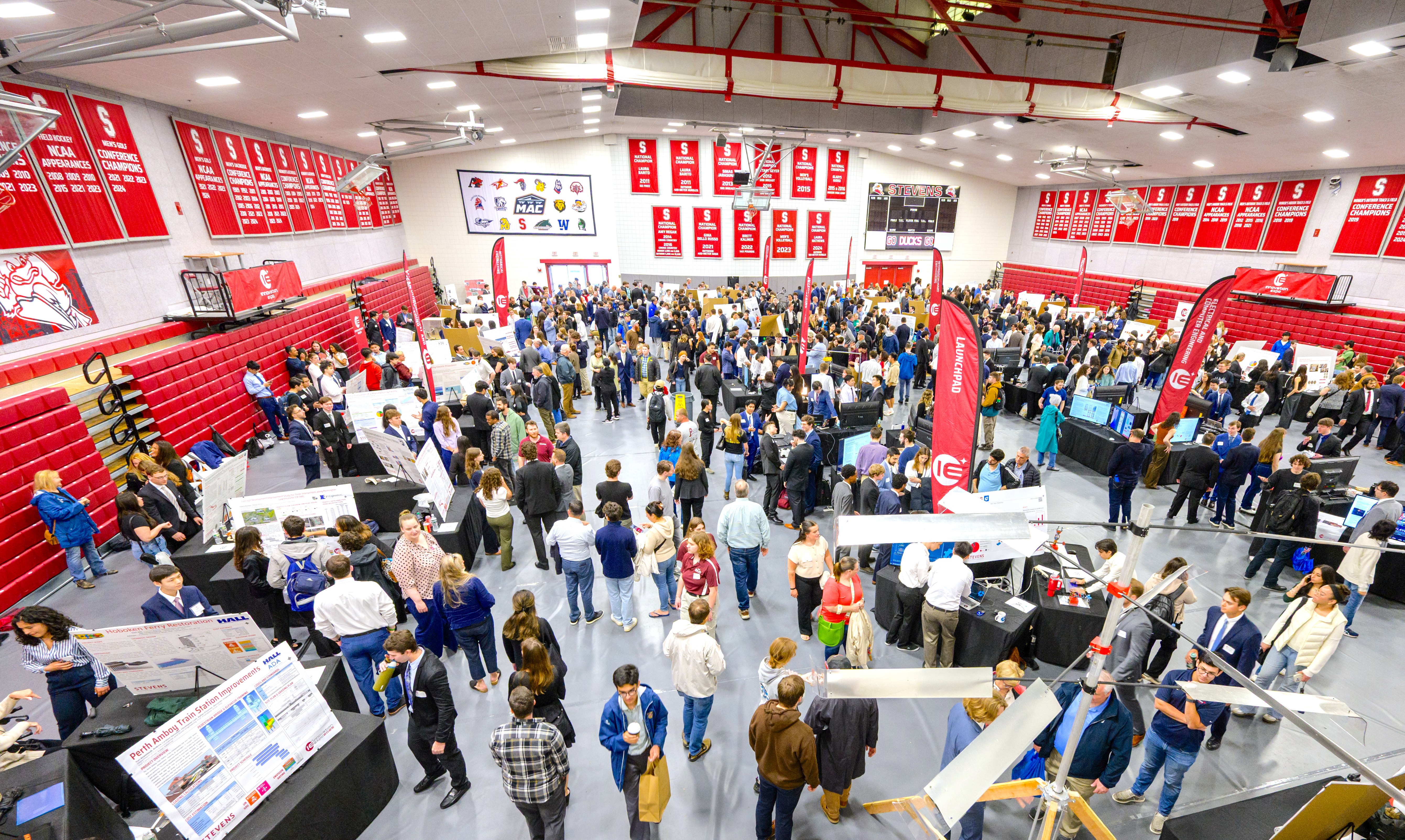 Stevens Expo 2025 - an arena full of senior design projects