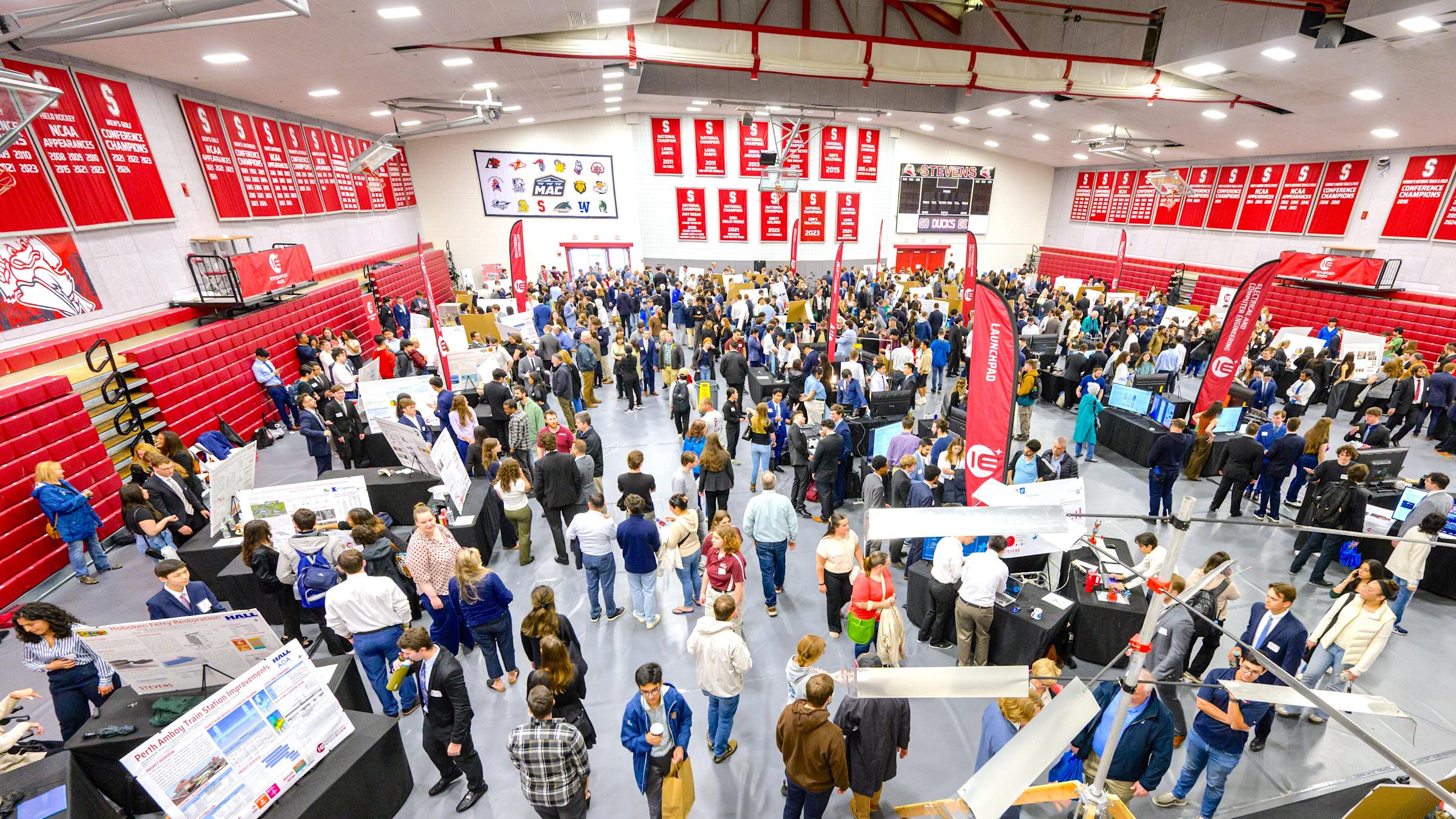 Stevens Expo 2025 - an arena full of senior design projects