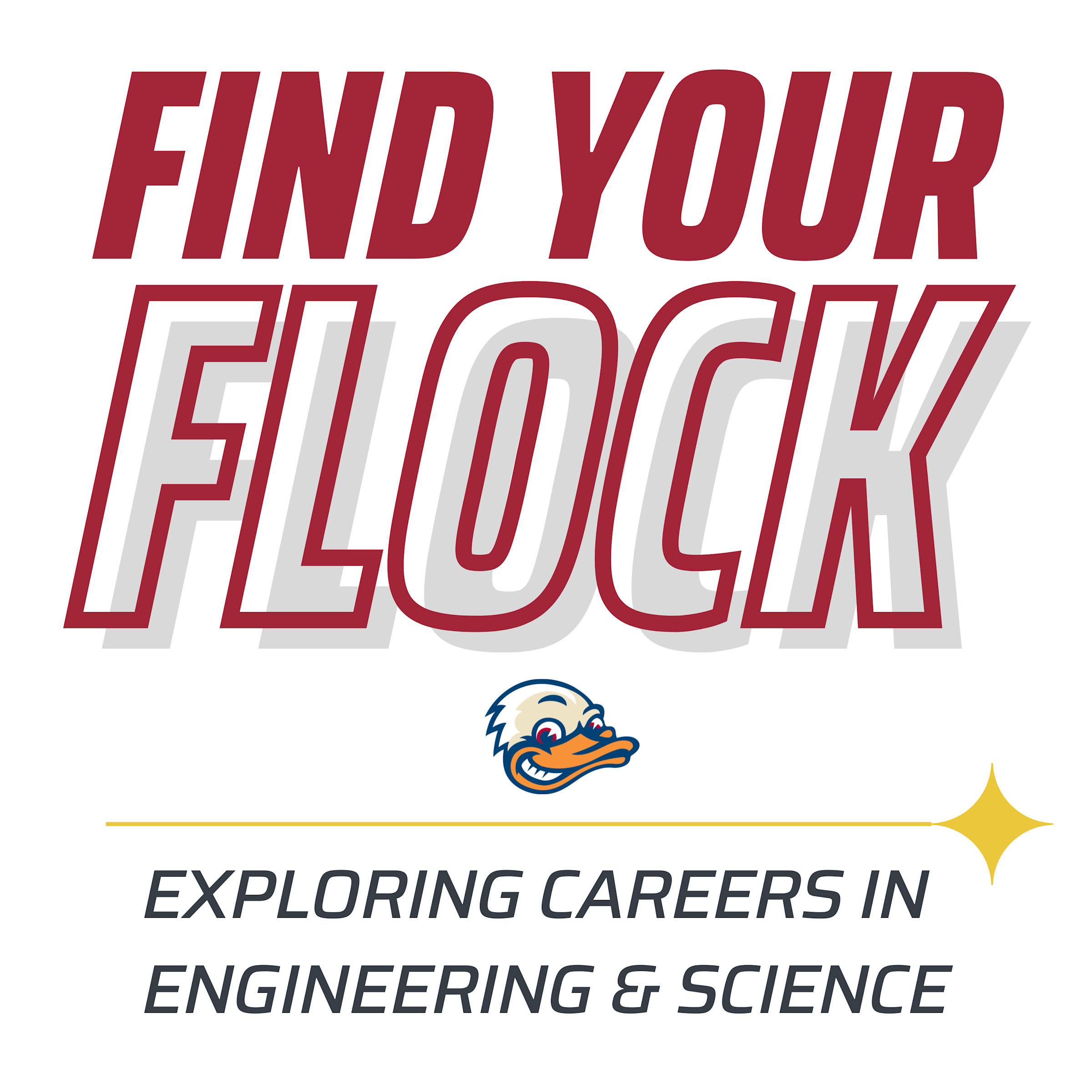Find Your Flock podcast logo.